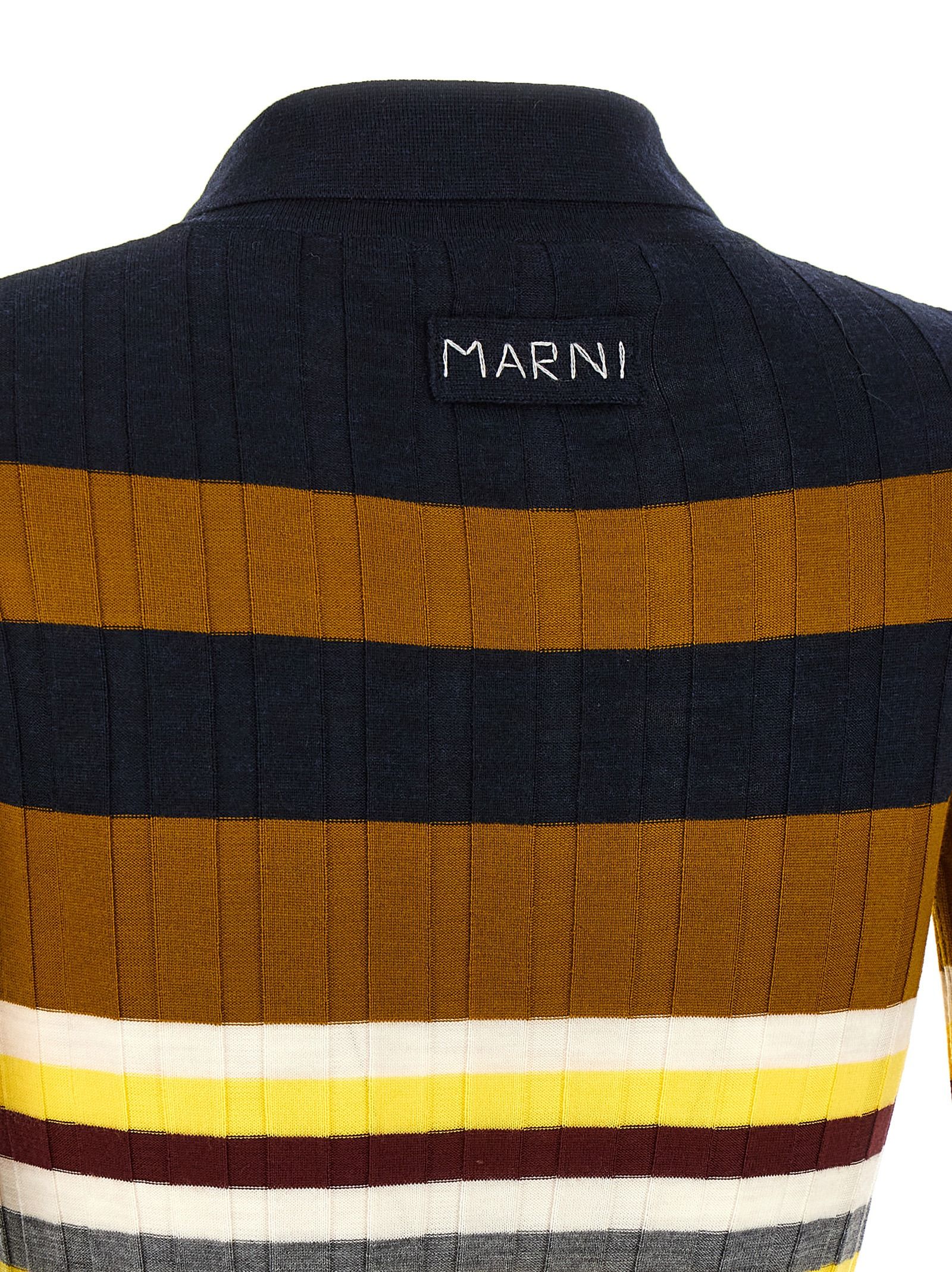 Virgin Wool Polo Women's Shirt - Marni - Modalova