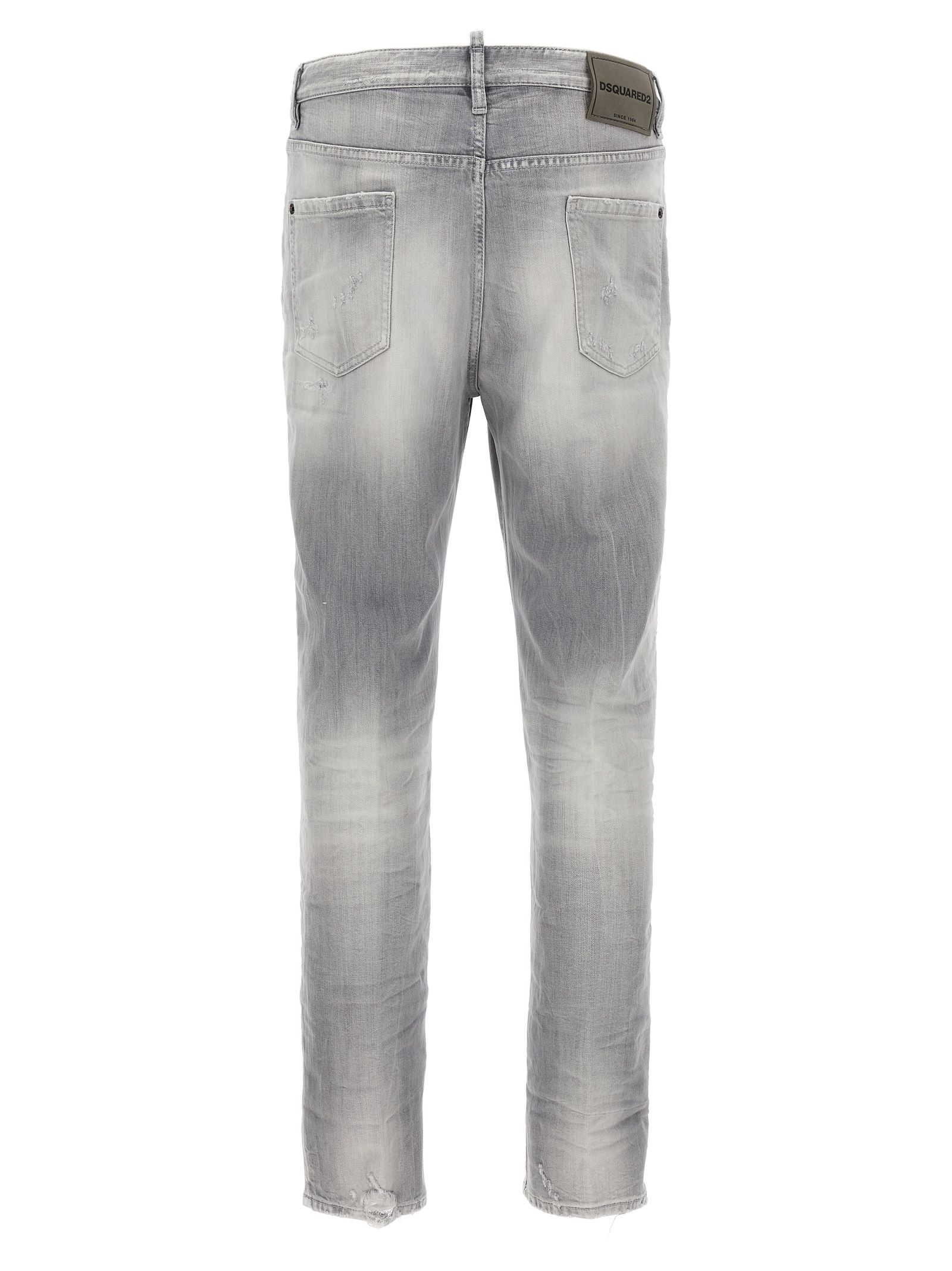 Cotton Straight-Leg Men's Jeans - Dsquared² - Modalova