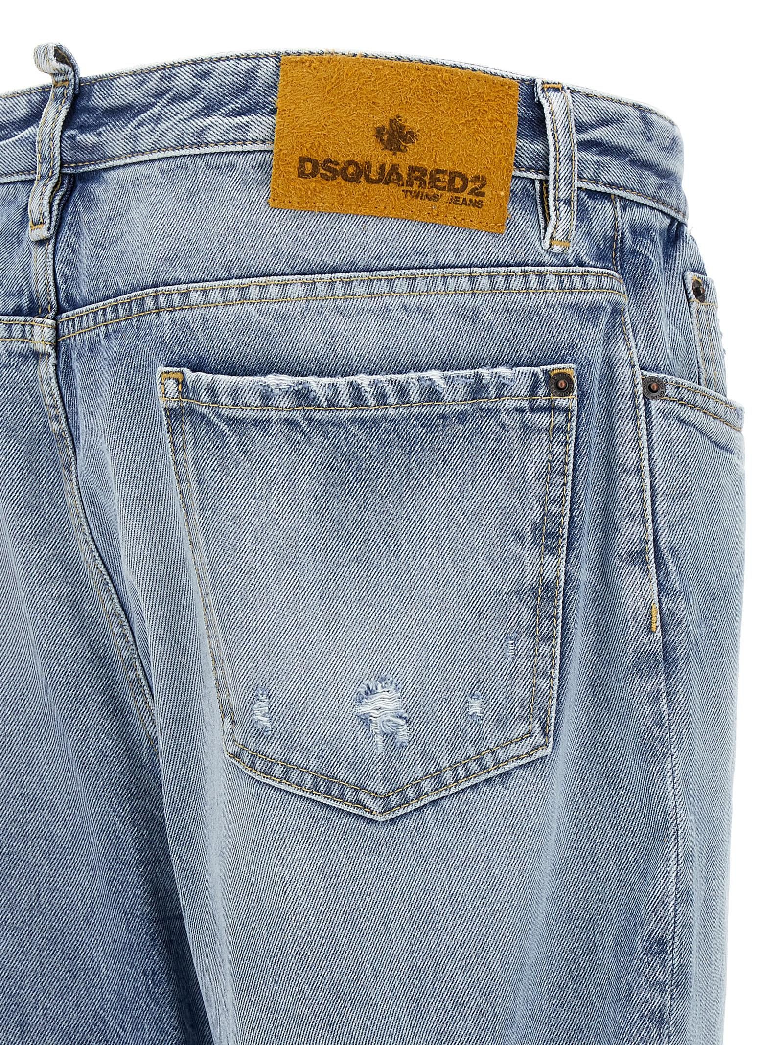 Cotton Relaxed Fit Men's Jeans - Dsquared² - Modalova