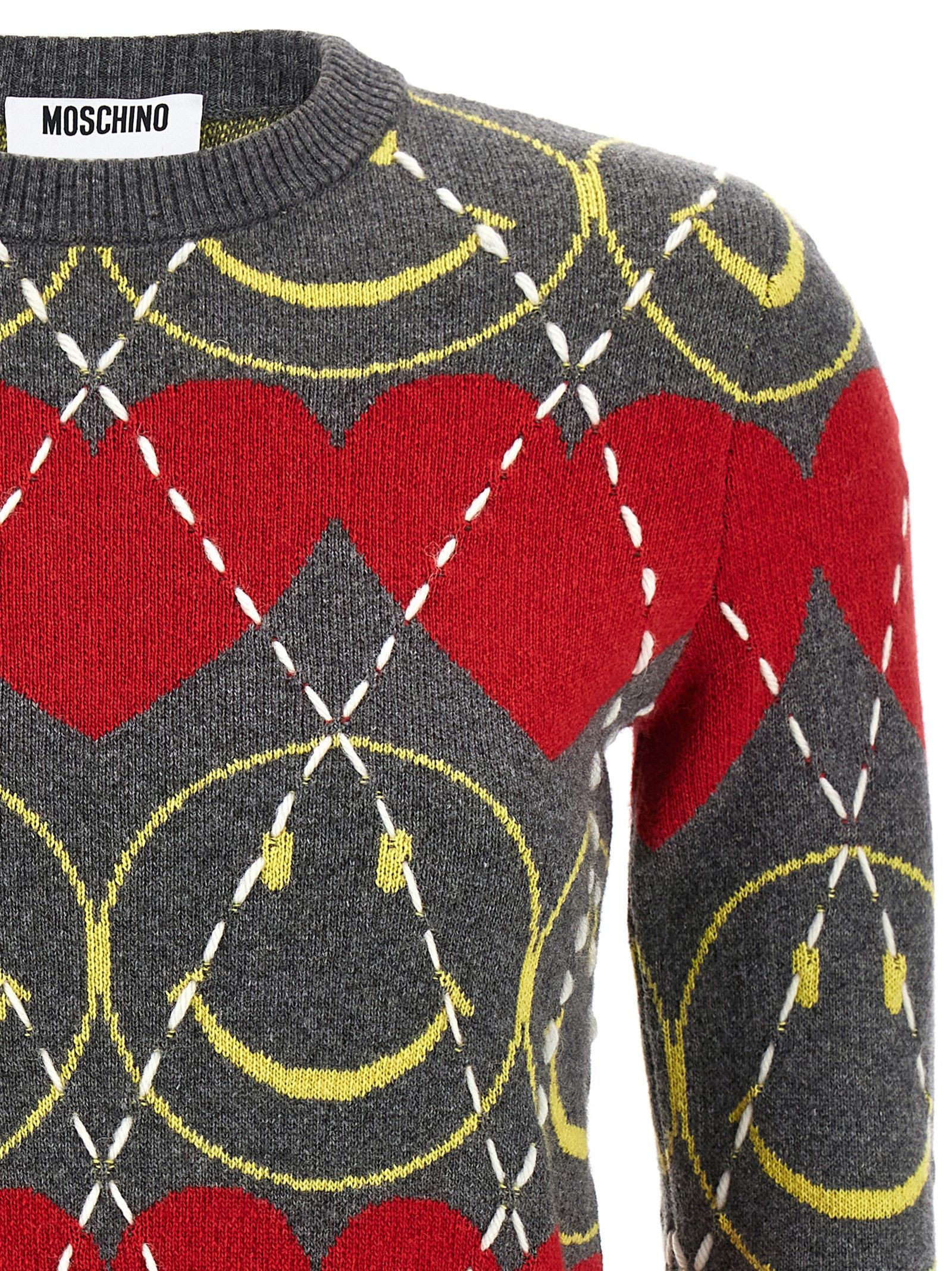 Wool Women's Cardigan - Moschino - Modalova