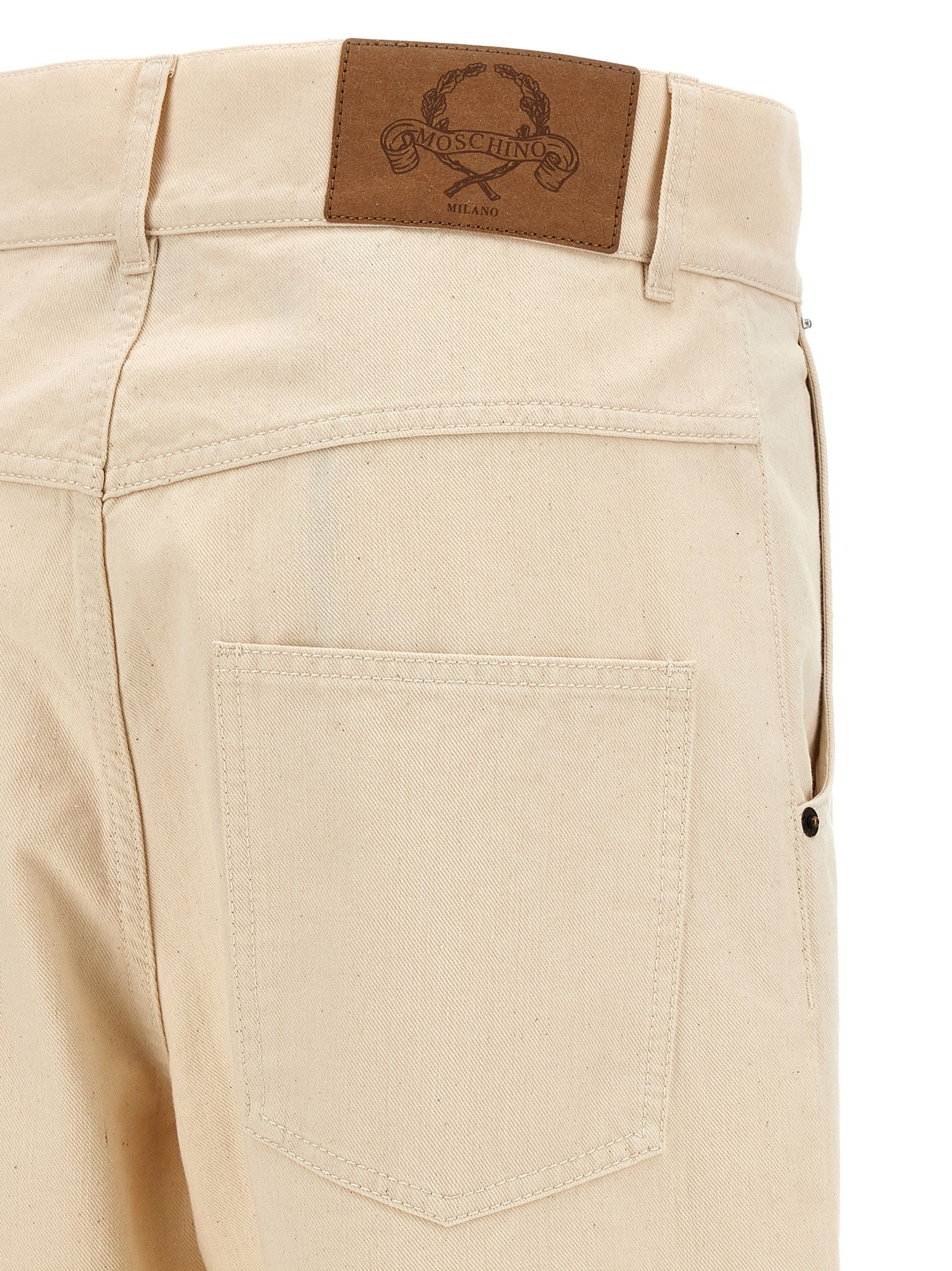 Cotton Casual Women's Pants - Moschino - Modalova