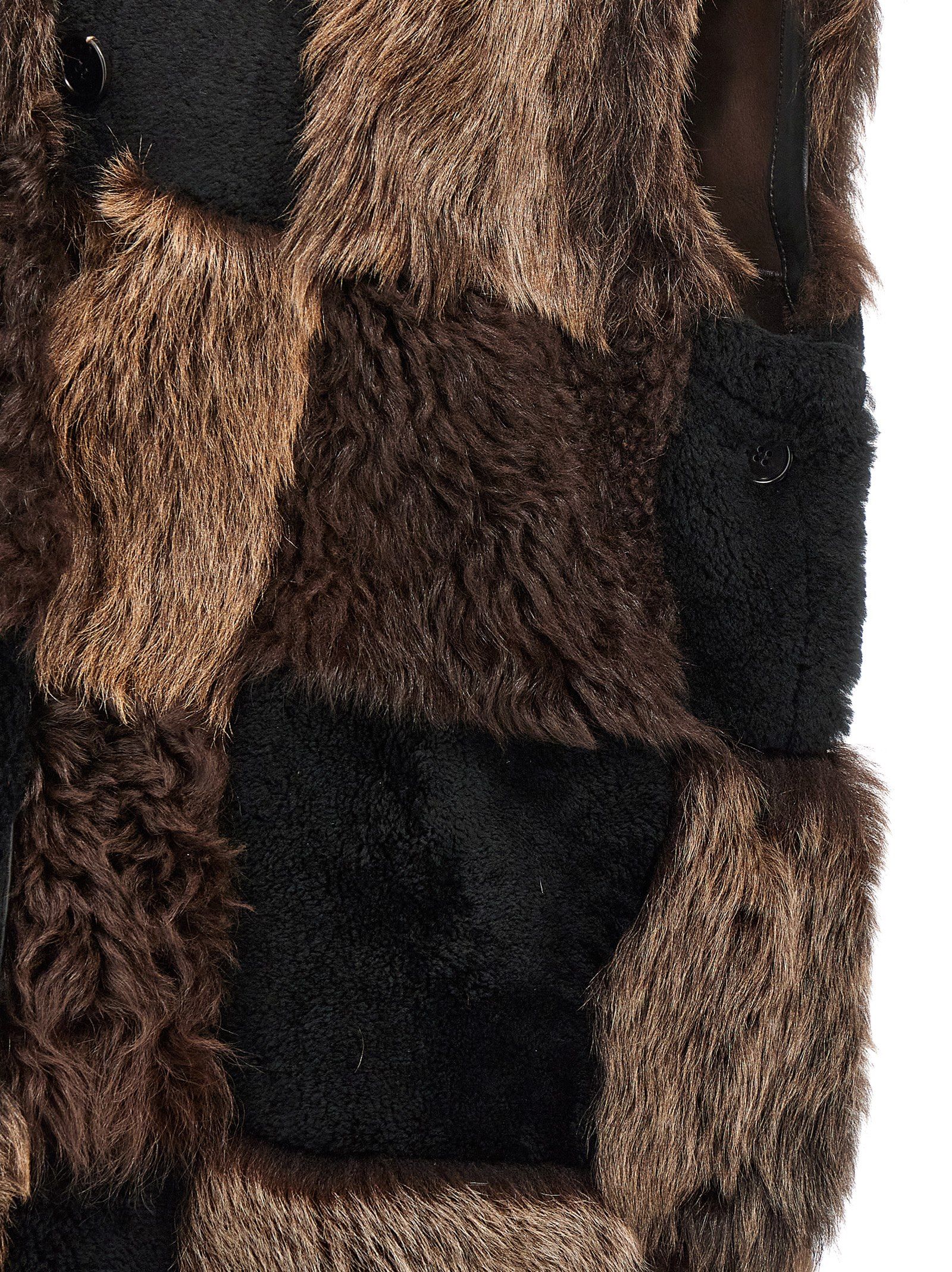 Lamb Fur Sleeveless Women's Jacket - Marni - Modalova