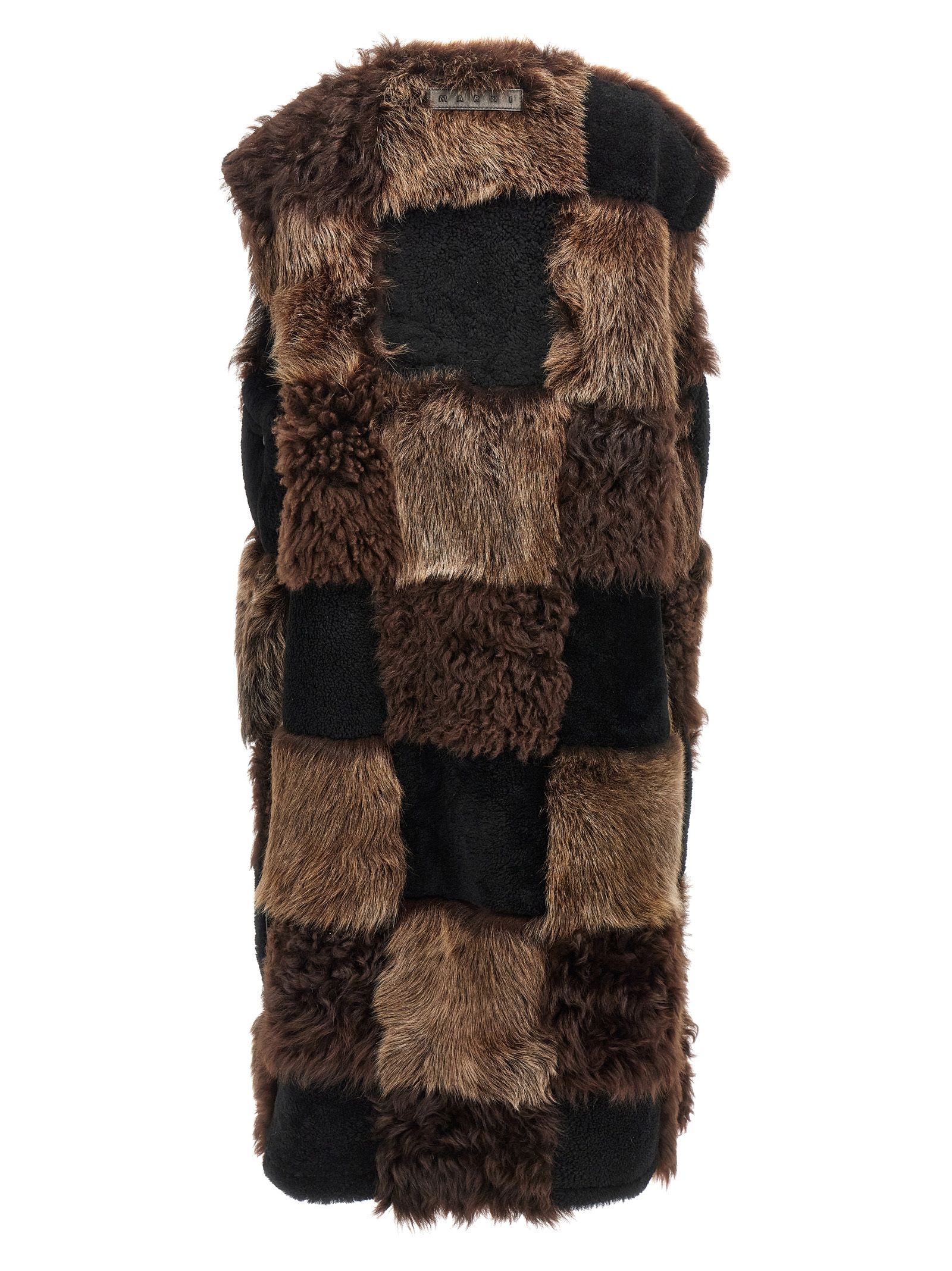 Lamb Fur Sleeveless Women's Jacket - Marni - Modalova