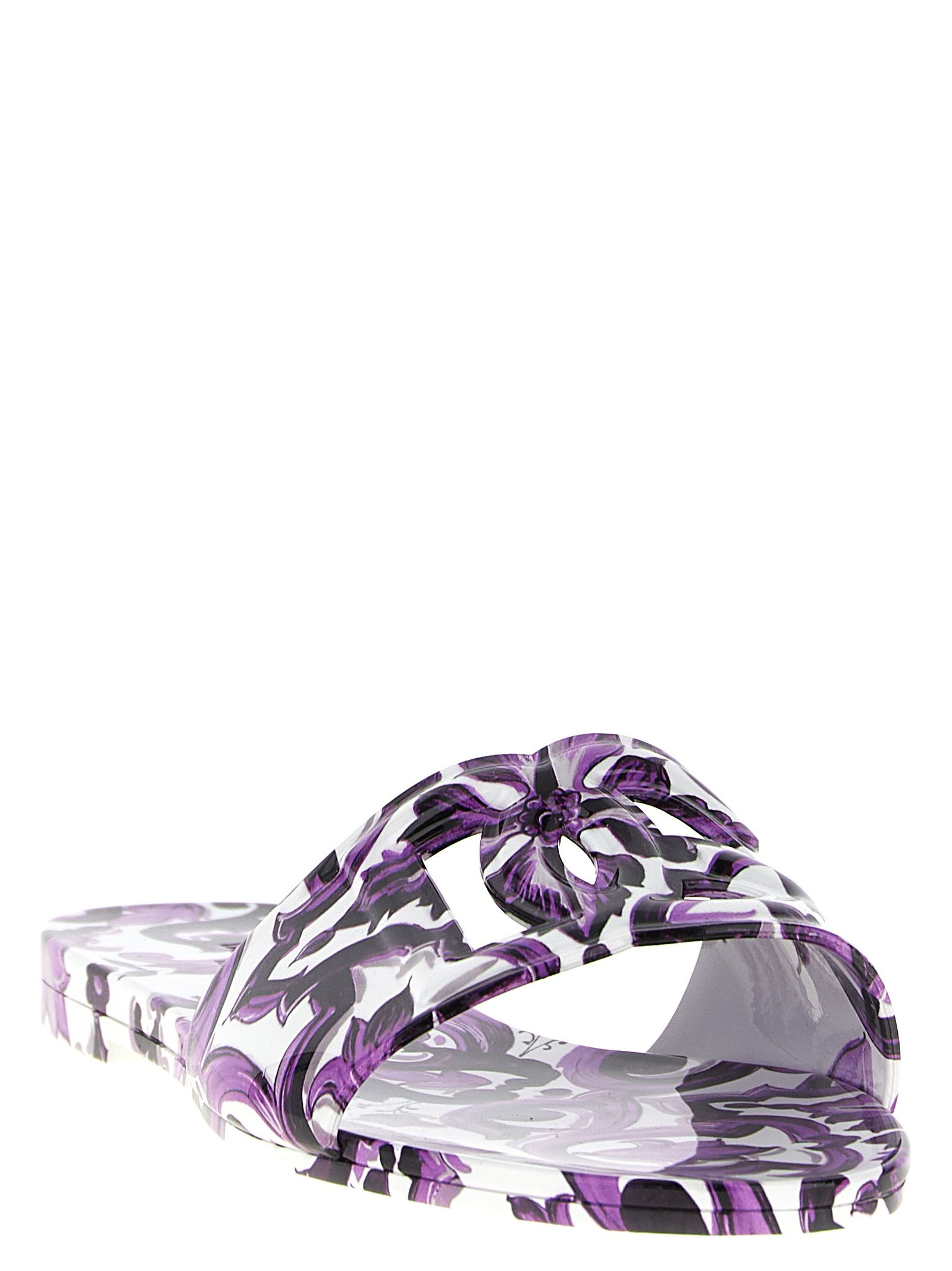 Plastic Women's Slides - Dolce & Gabbana - Modalova