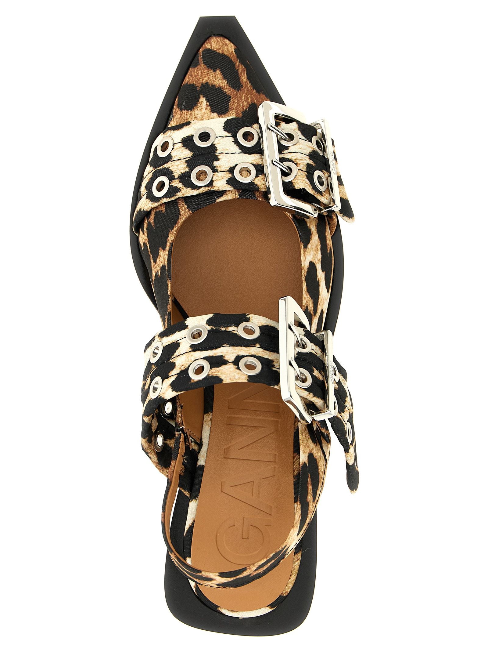 Polyester Ballet Women's Flats - Ganni - Modalova