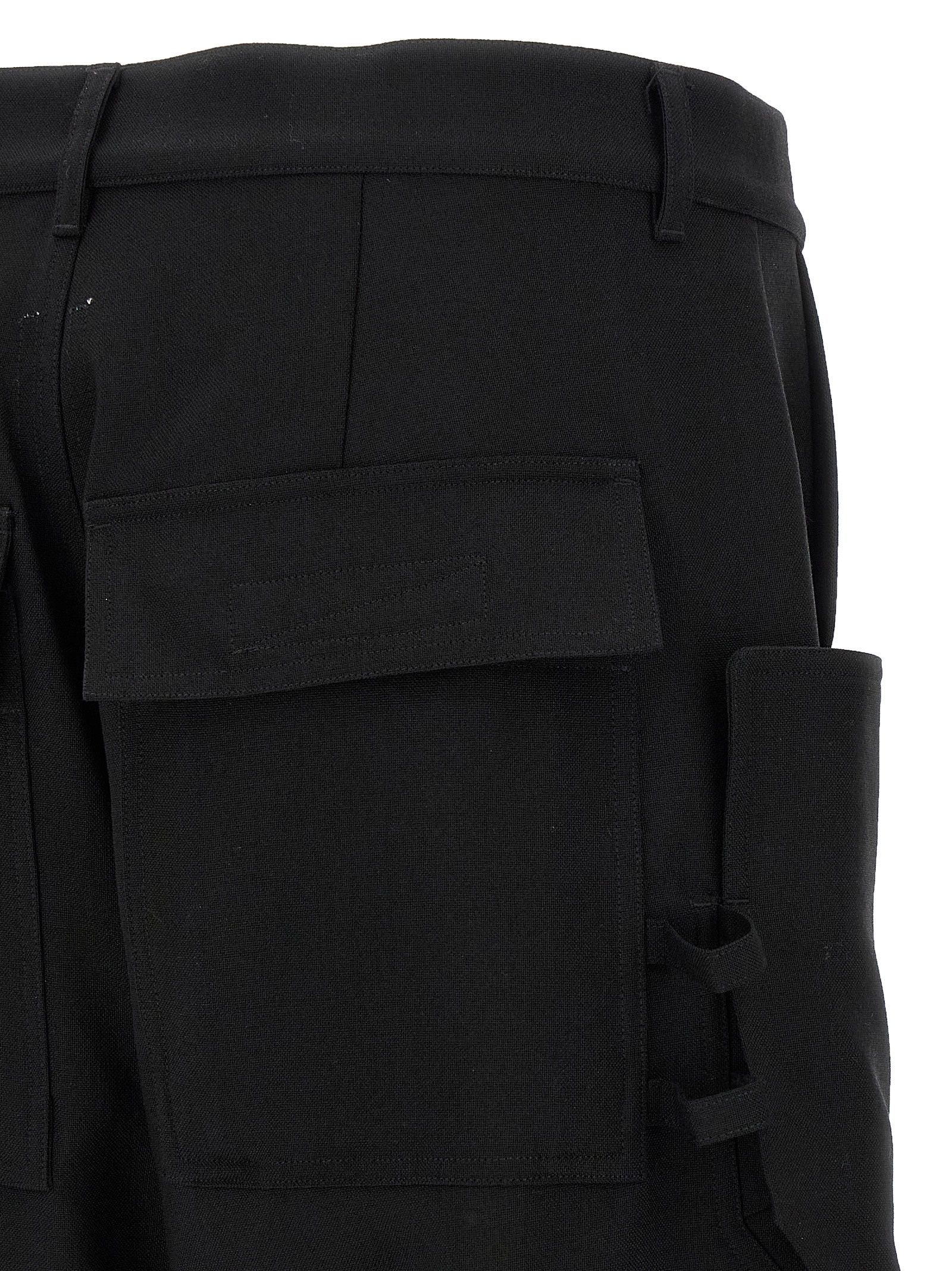 Virgin Wool Cargo Men's Pants - Rick Owens - Modalova