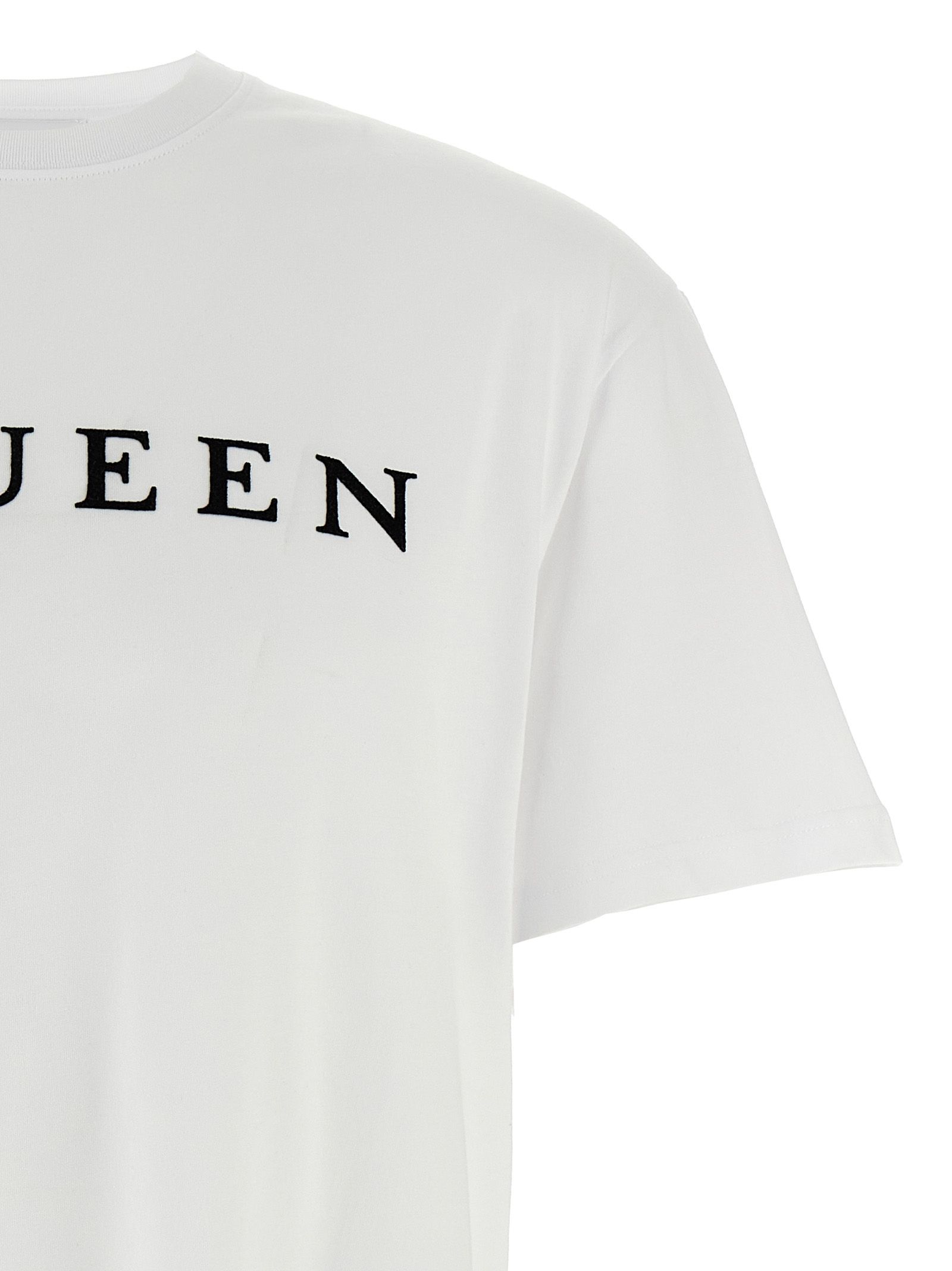 Cotton Men's T-Shirt - Alexander McQueen - Modalova