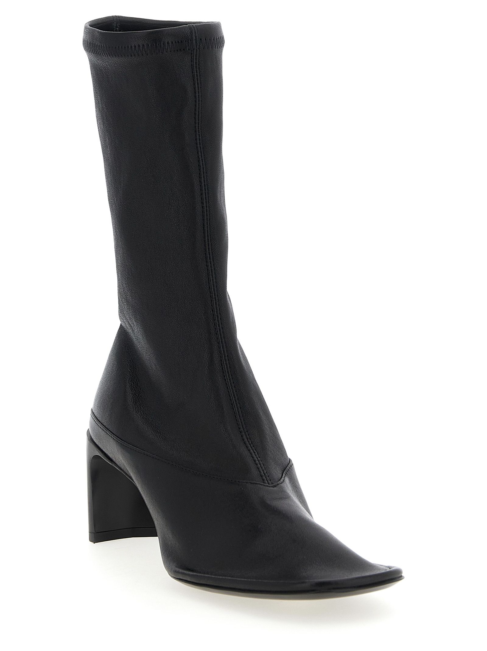 Lamb Leather Ankle Women's Boots - Jil Sander - Modalova