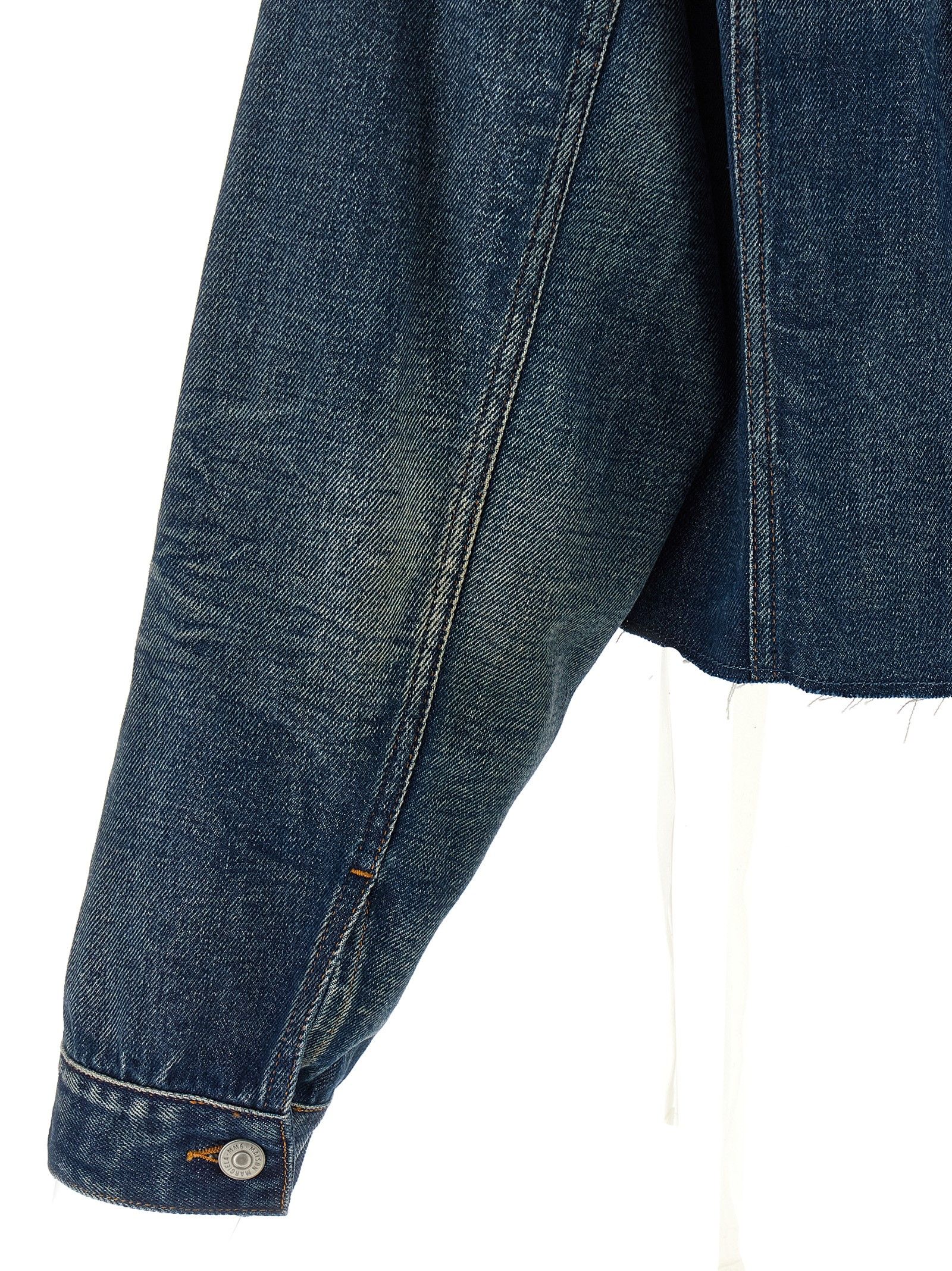 Cotton Denim Women's Jacket - MM6 Maison Margiela - Modalova