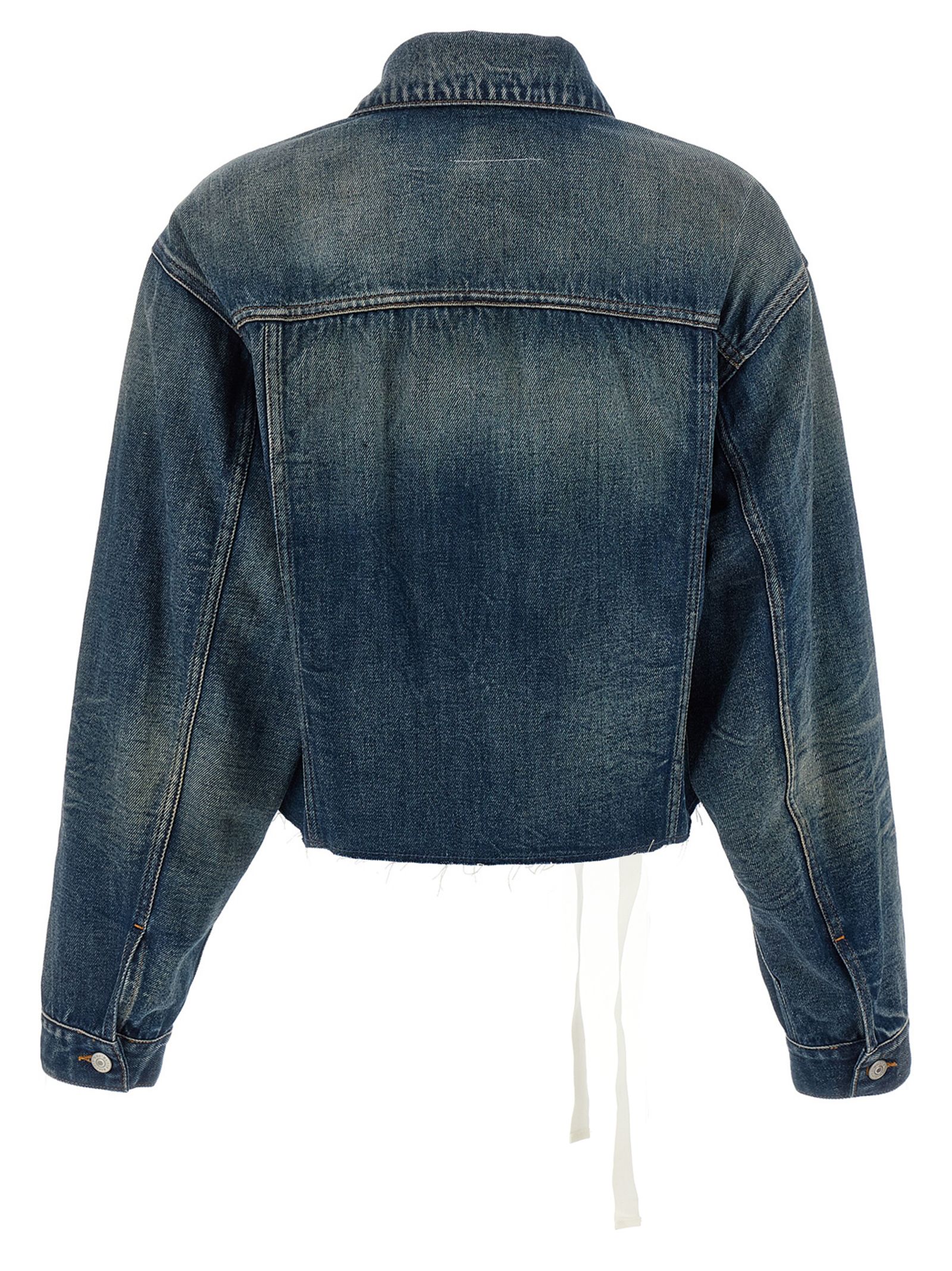 Cotton Denim Women's Jacket - MM6 Maison Margiela - Modalova