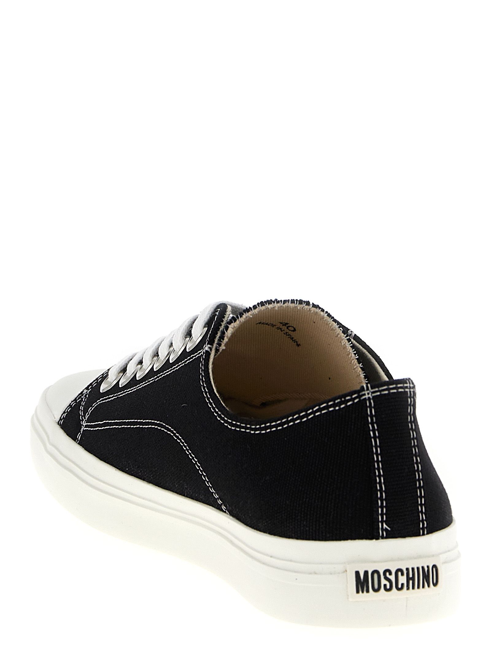 Cotton Men's Sneakers - Moschino - Modalova