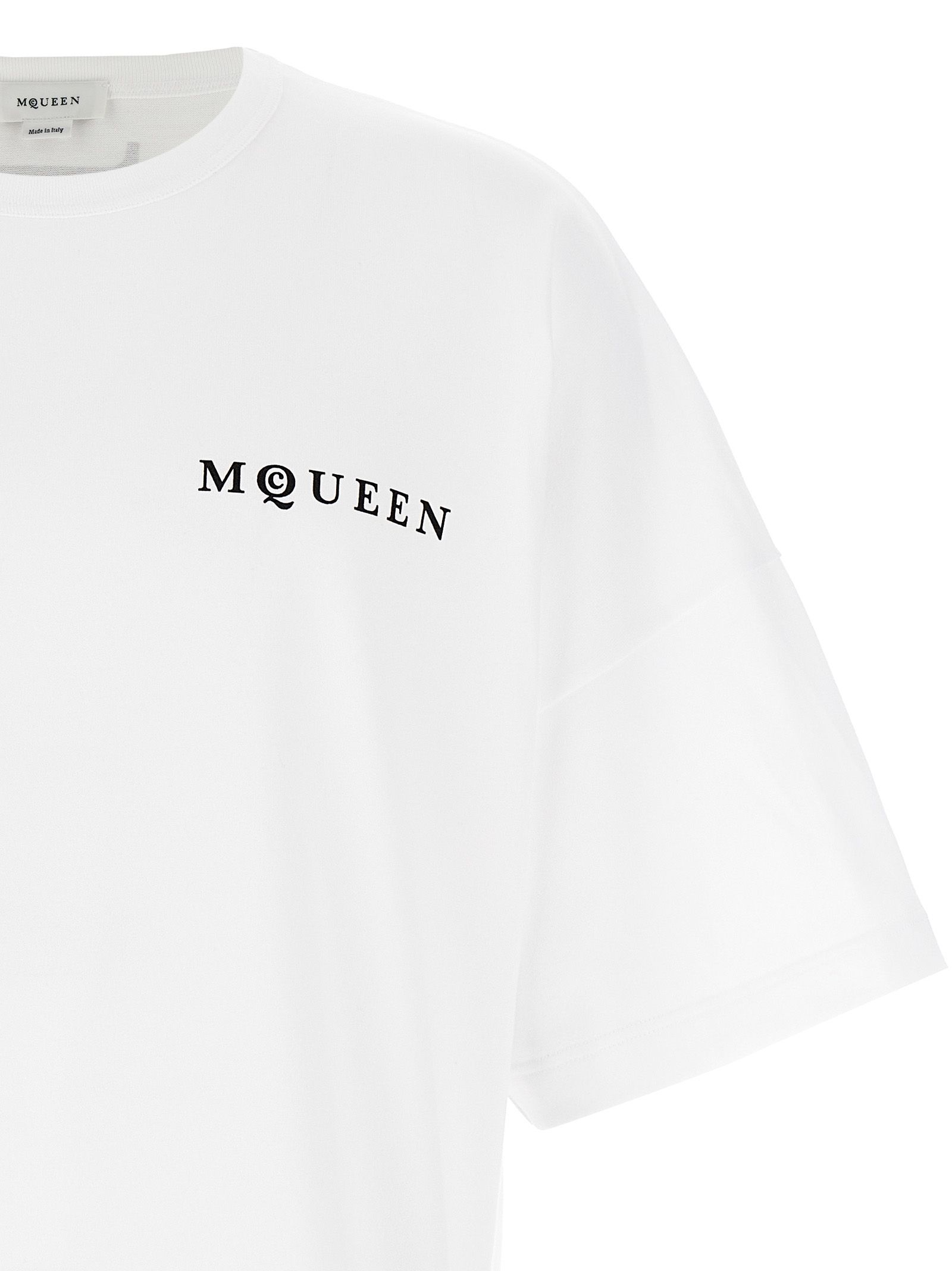 Cotton Men's T-Shirt - Alexander McQueen - Modalova