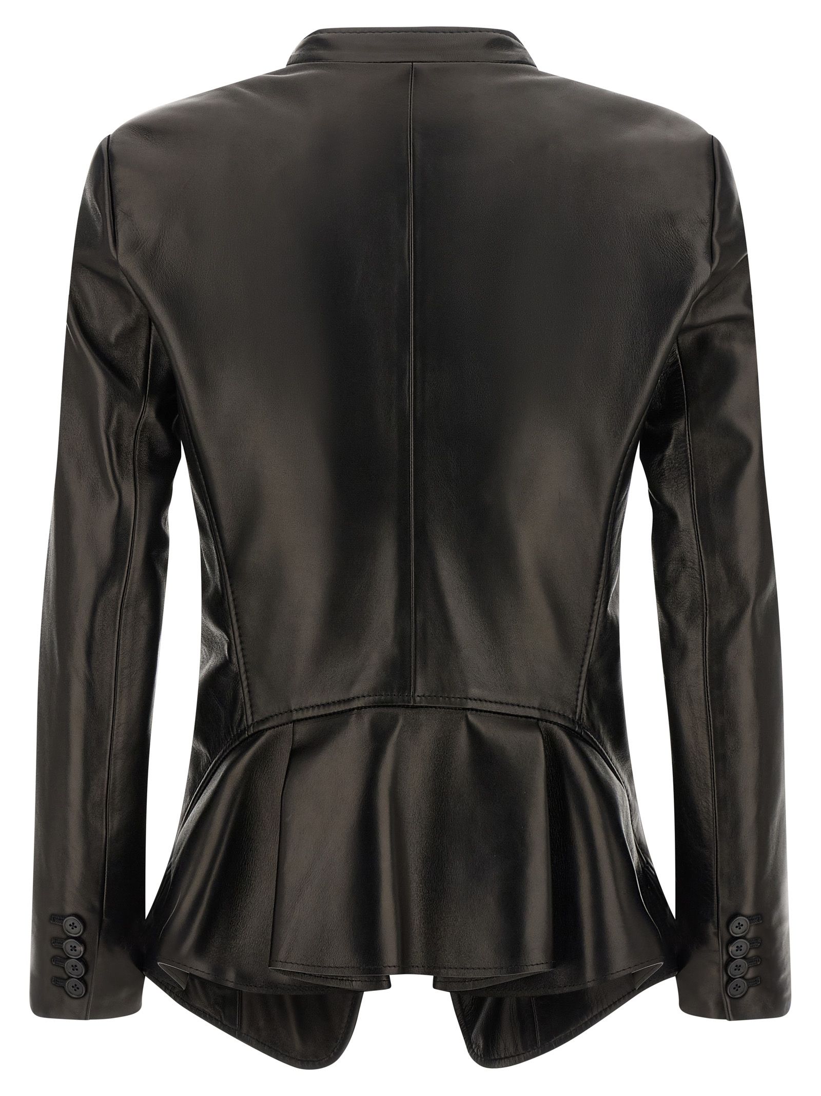 Lamb Leather Women's Blazer - Alexander McQueen - Modalova