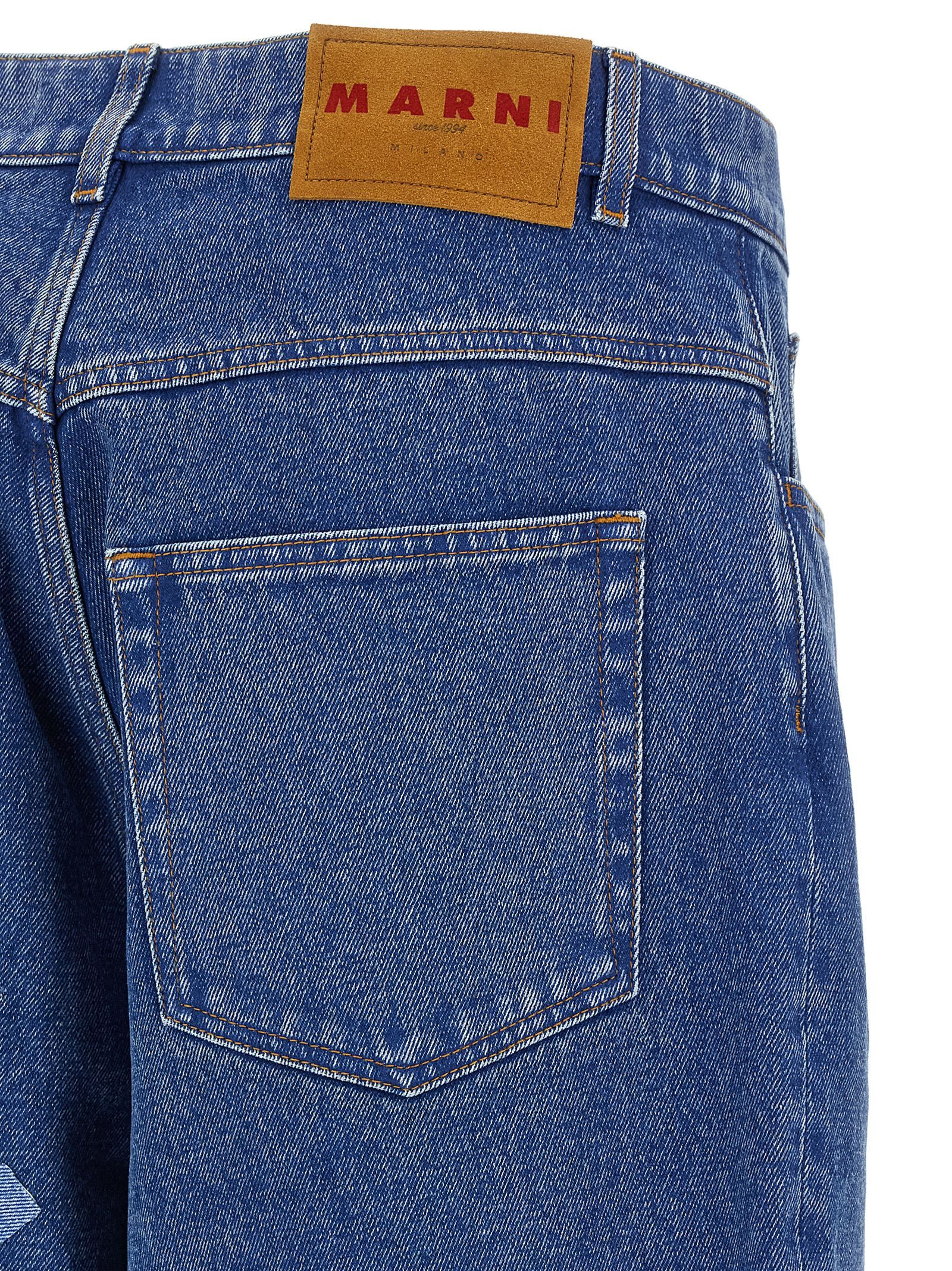 Marni Blue Cotton Jeans Men's Denim - Marni - Modalova
