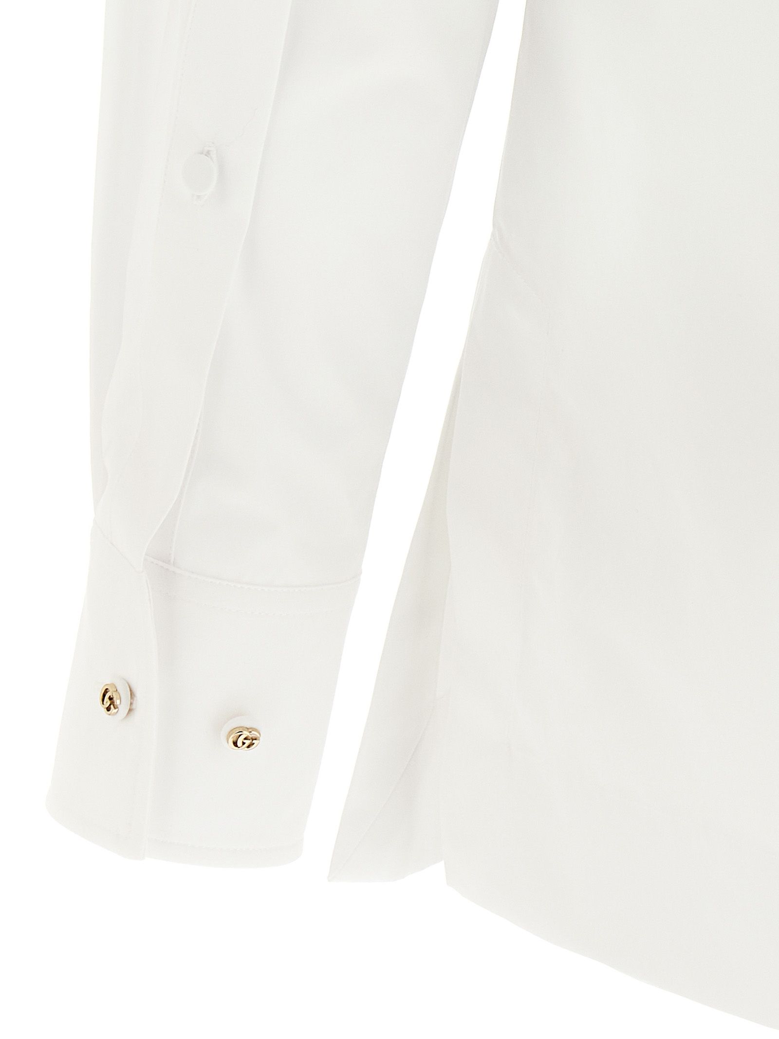Gucci White Cotton Women's Blouse - Gucci - Modalova