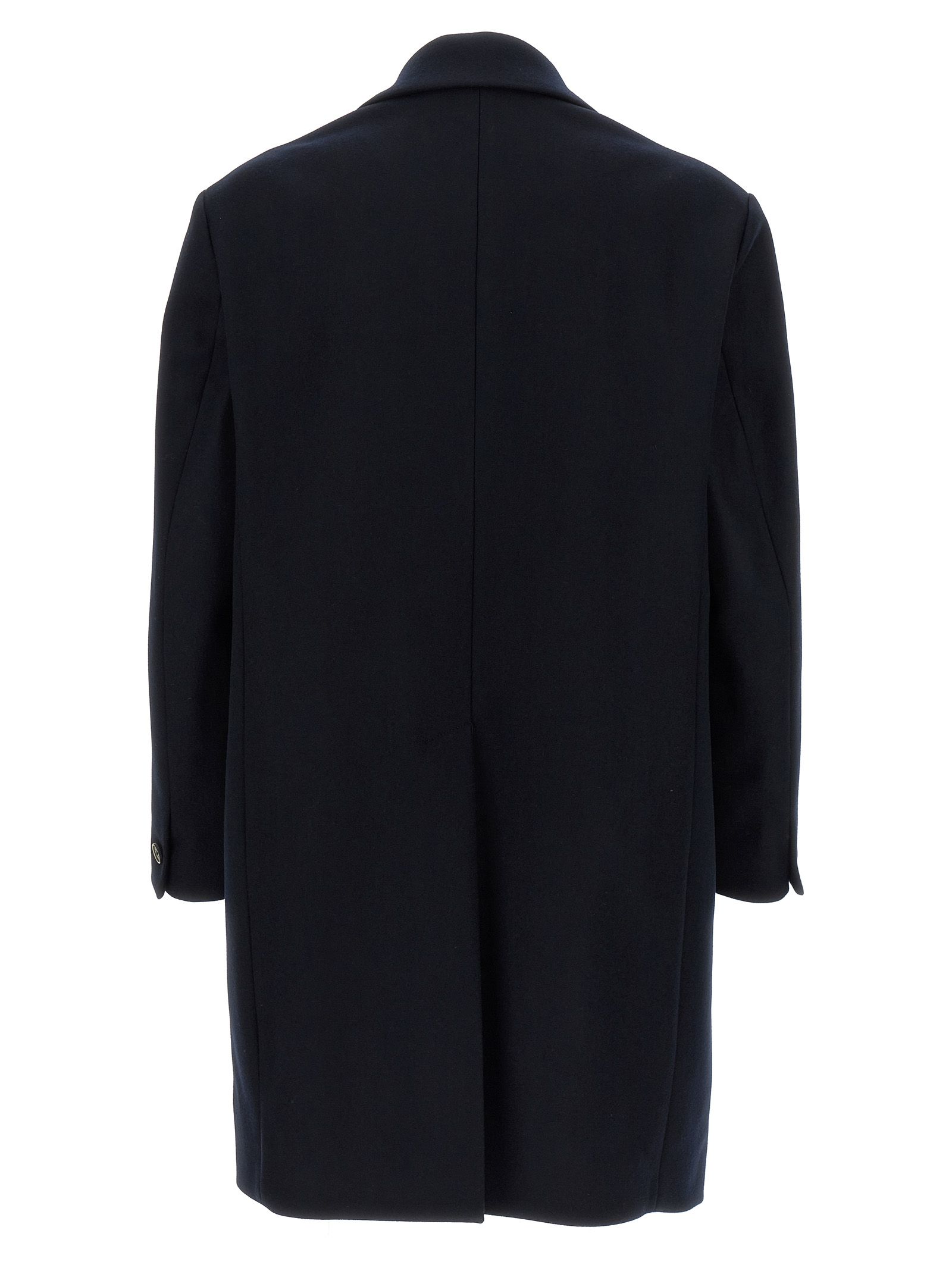 BARENA Blue Wool Men's Coat - BARENA - Modalova