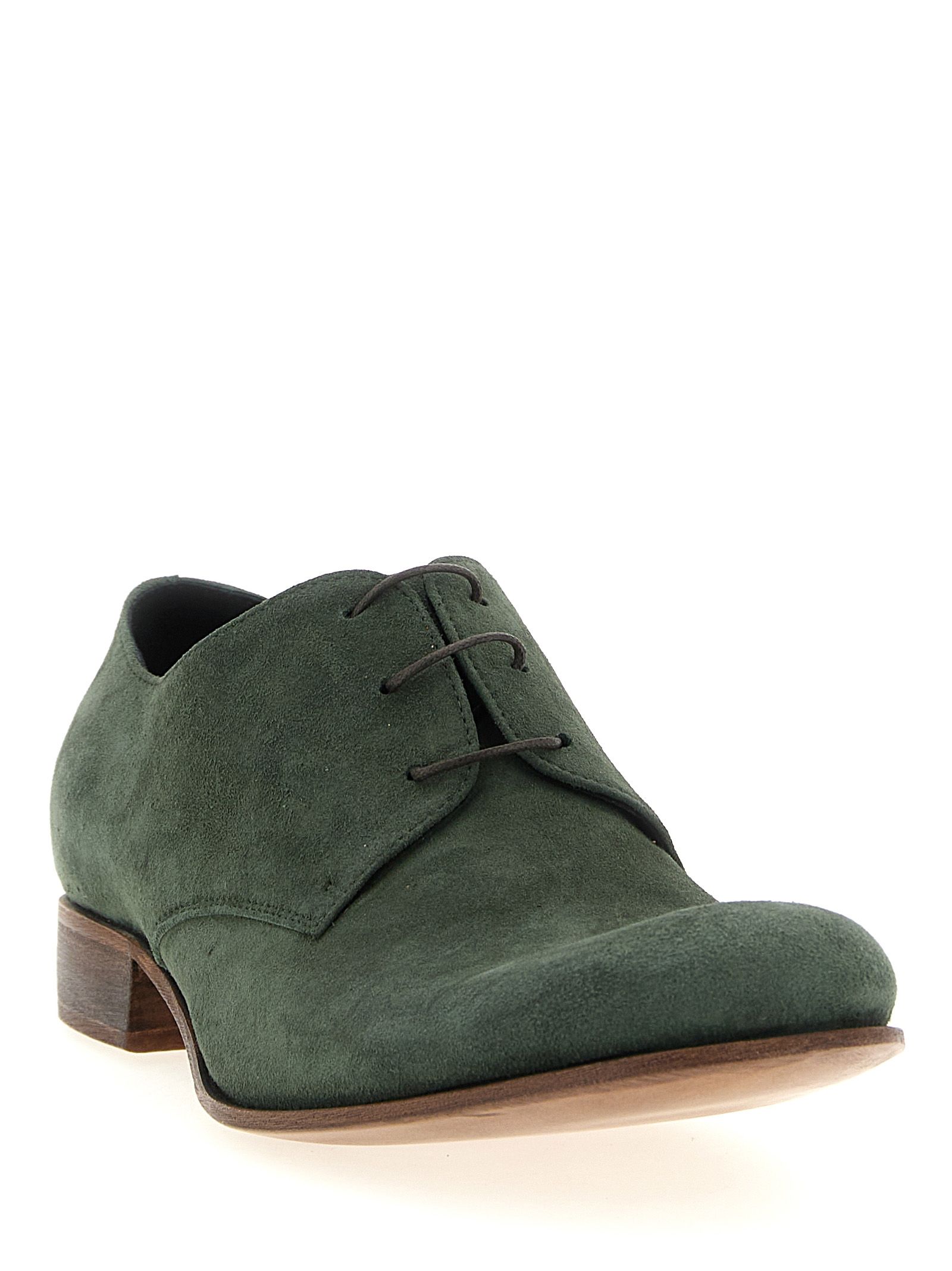Suede Leather Oxfords And Men's Derbies - JULIAN - Modalova