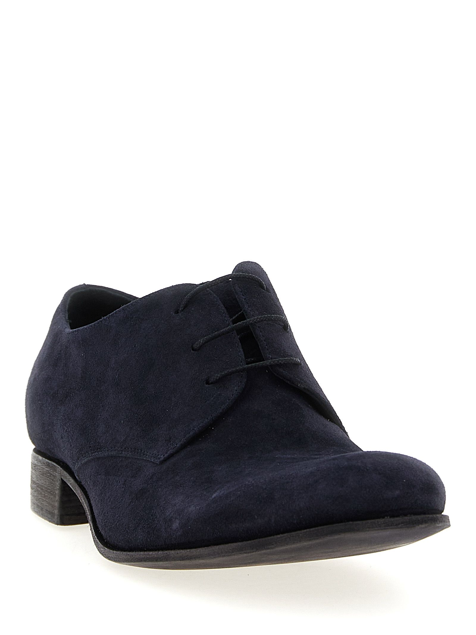 Suede Leather Oxfords And Men's Derbies - JULIAN - Modalova