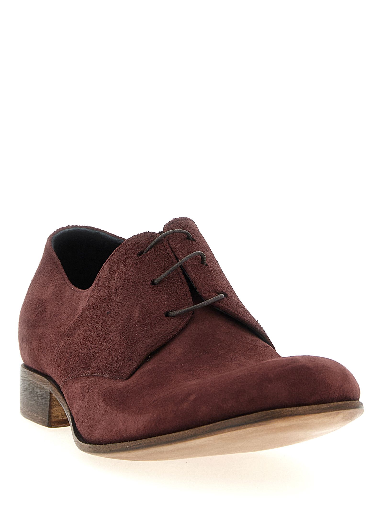 Suede Leather Oxfords And Men's Derbies - JULIAN - Modalova