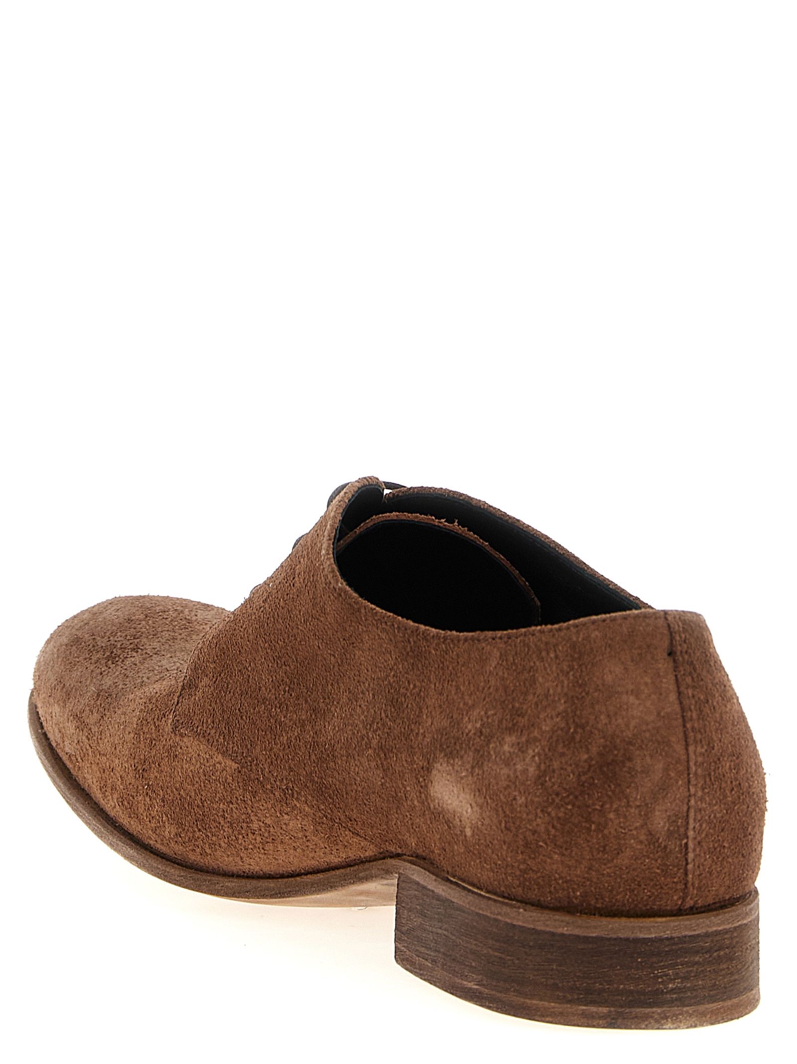 Suede Leather Oxfords And Men's Derbies - JULIAN - Modalova