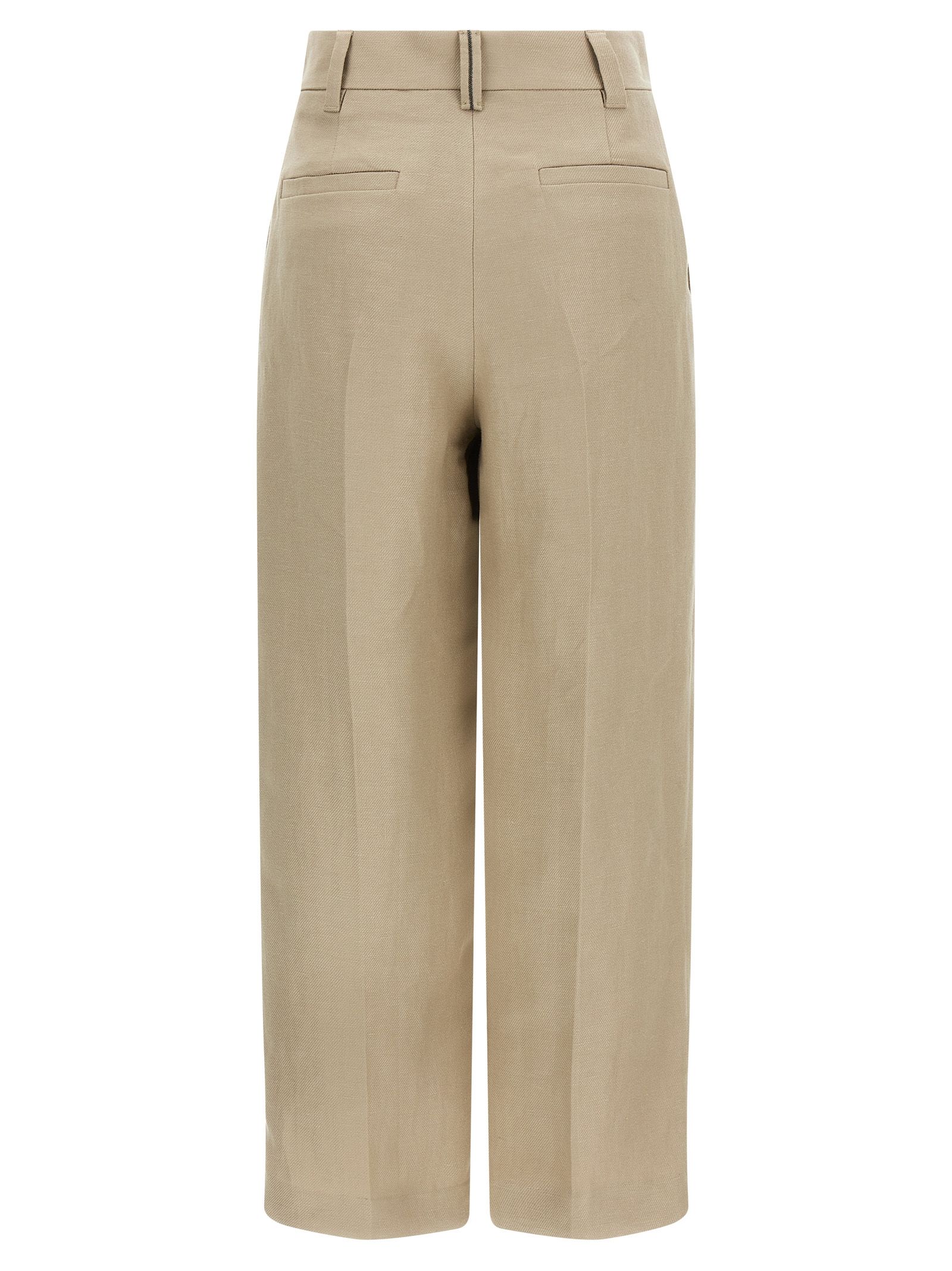 Linen Casual Women's Pants - Brunello Cucinelli - Modalova