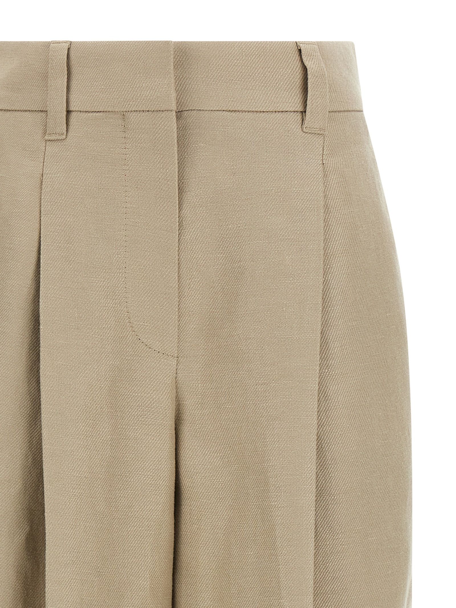 Linen Casual Women's Pants - Brunello Cucinelli - Modalova