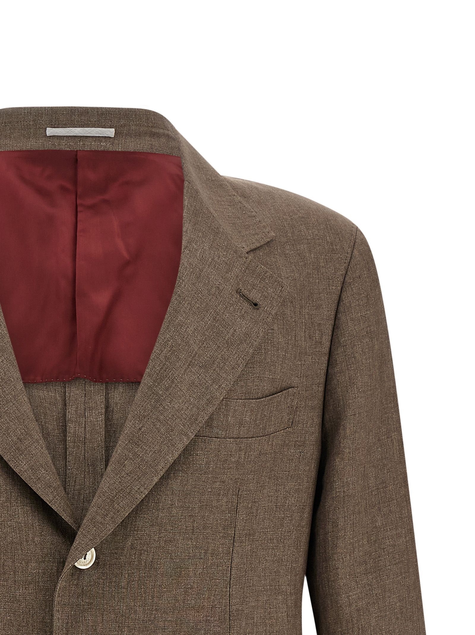 Linen Men's Blazer - Brunello Cucinelli - Modalova