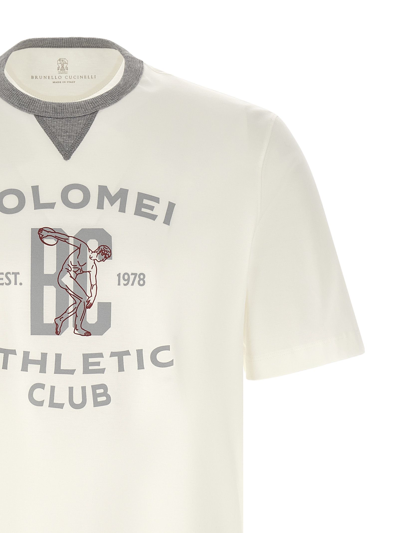 Cotton Men's T-Shirt - Brunello Cucinelli - Modalova