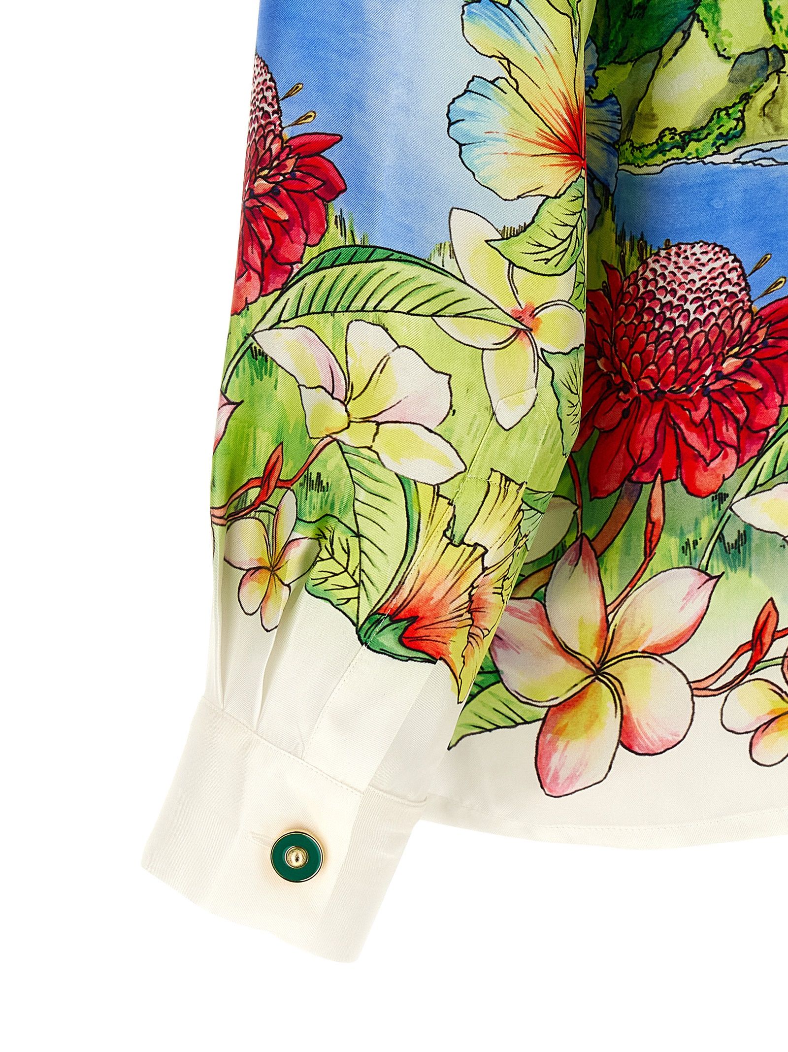Silk Men's Blouse - Casablanca - Modalova