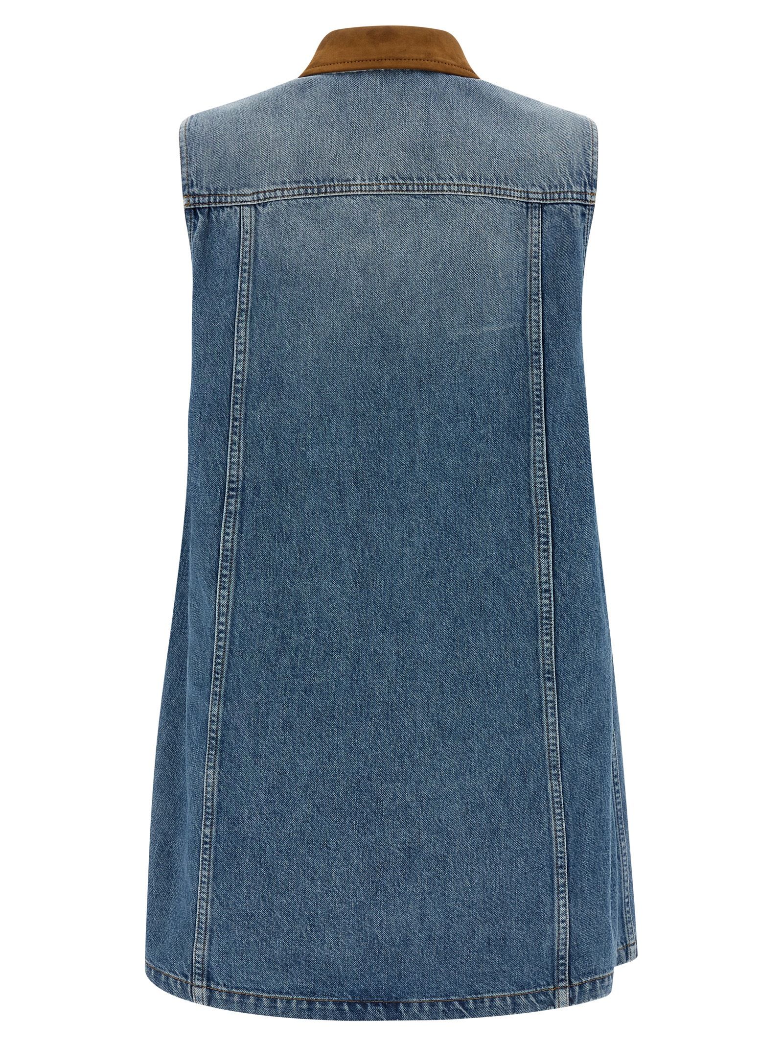 Cotton Short Women's Dress - Versace - Modalova