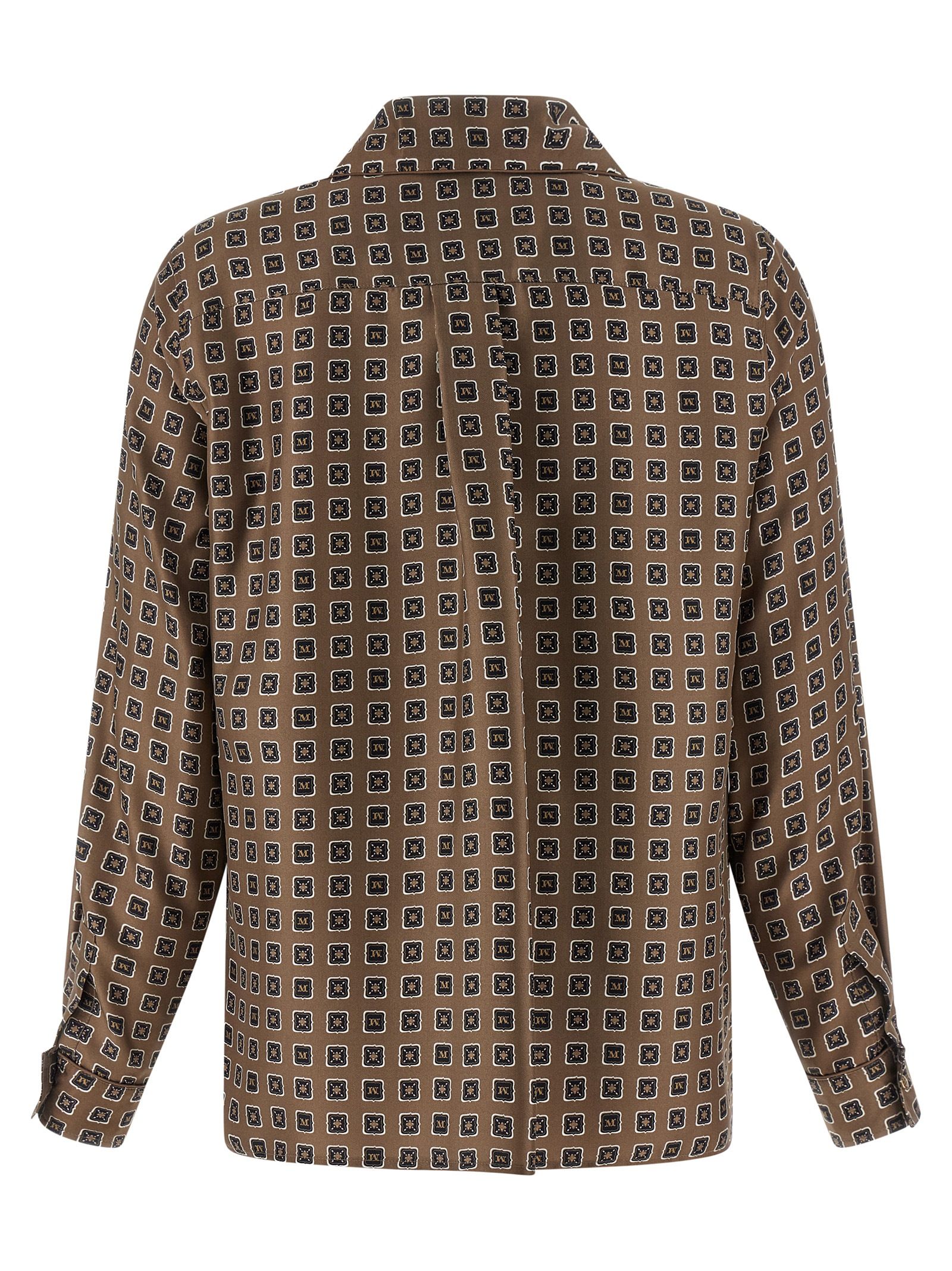 Max Mara Brown Silk Women's Blouse - Max Mara - Modalova