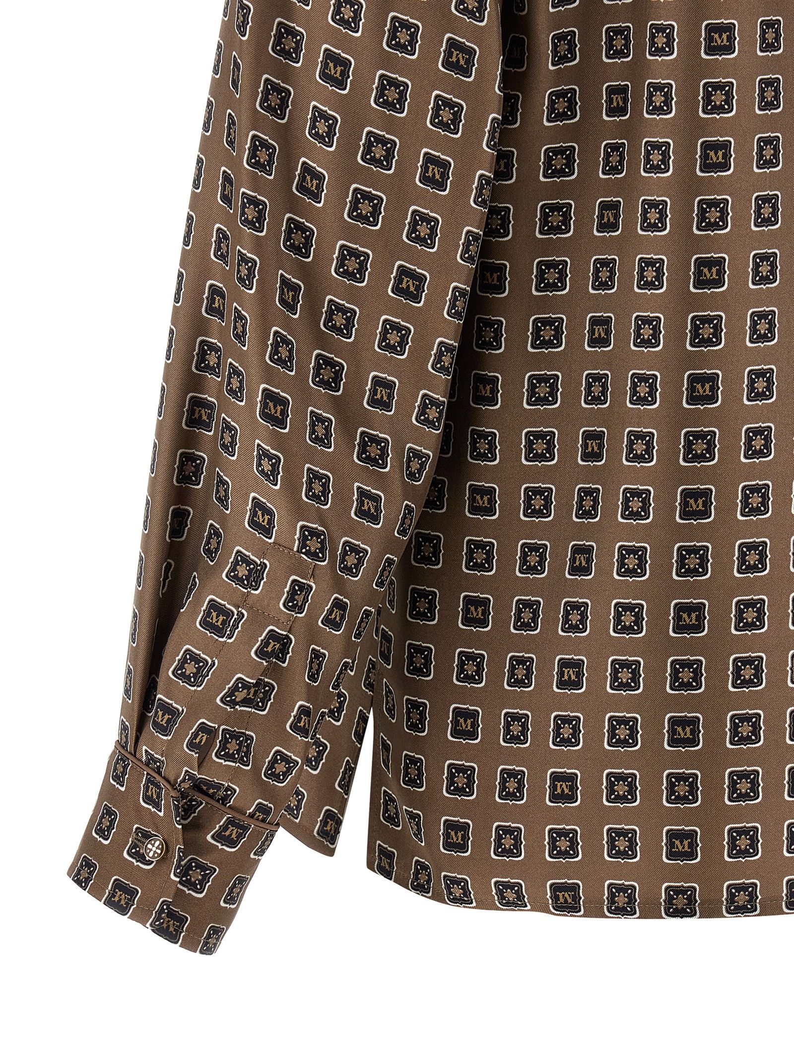 Max Mara Brown Silk Women's Blouse - Max Mara - Modalova