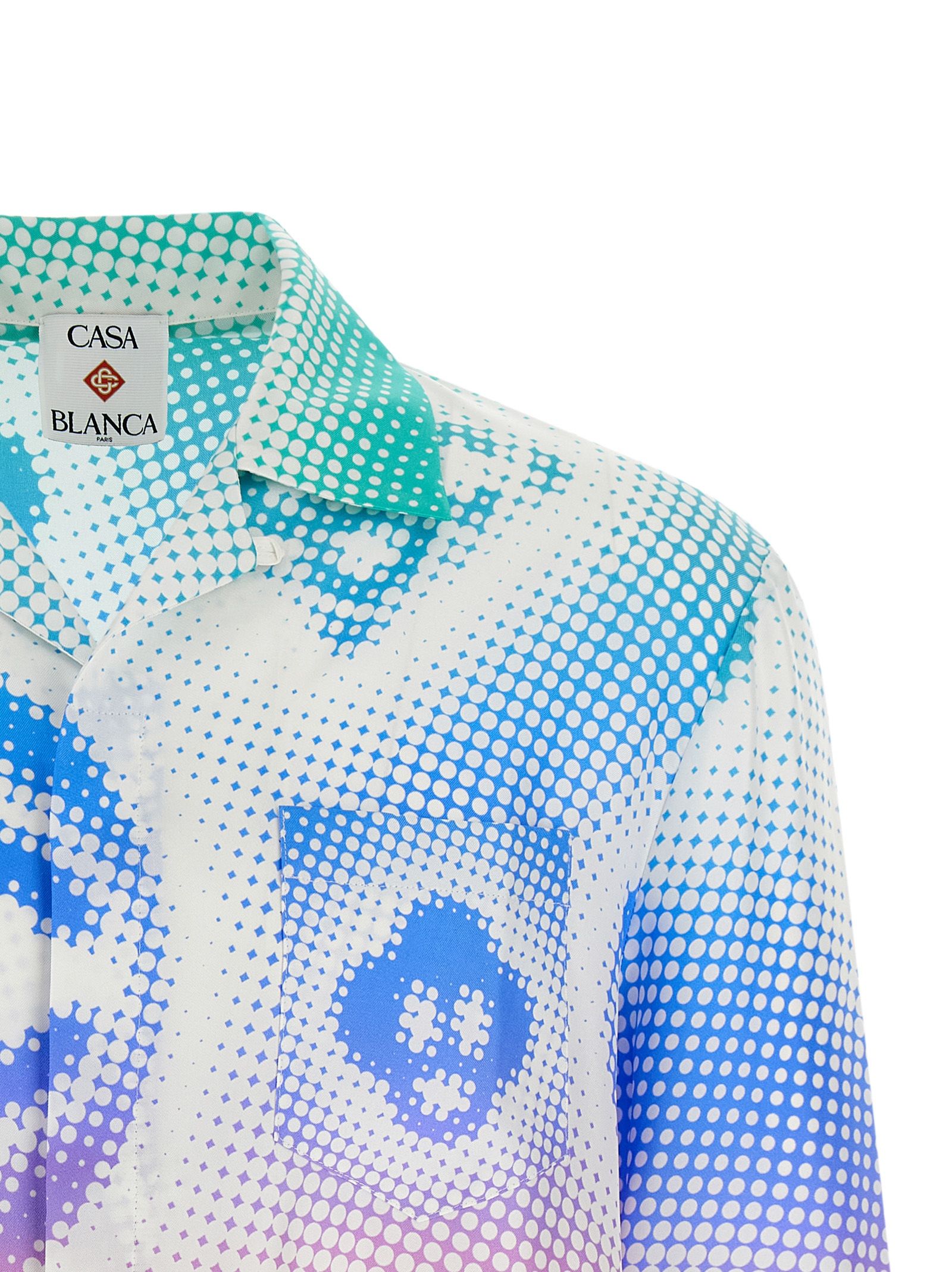 Silk Men's Blouse - Casablanca - Modalova