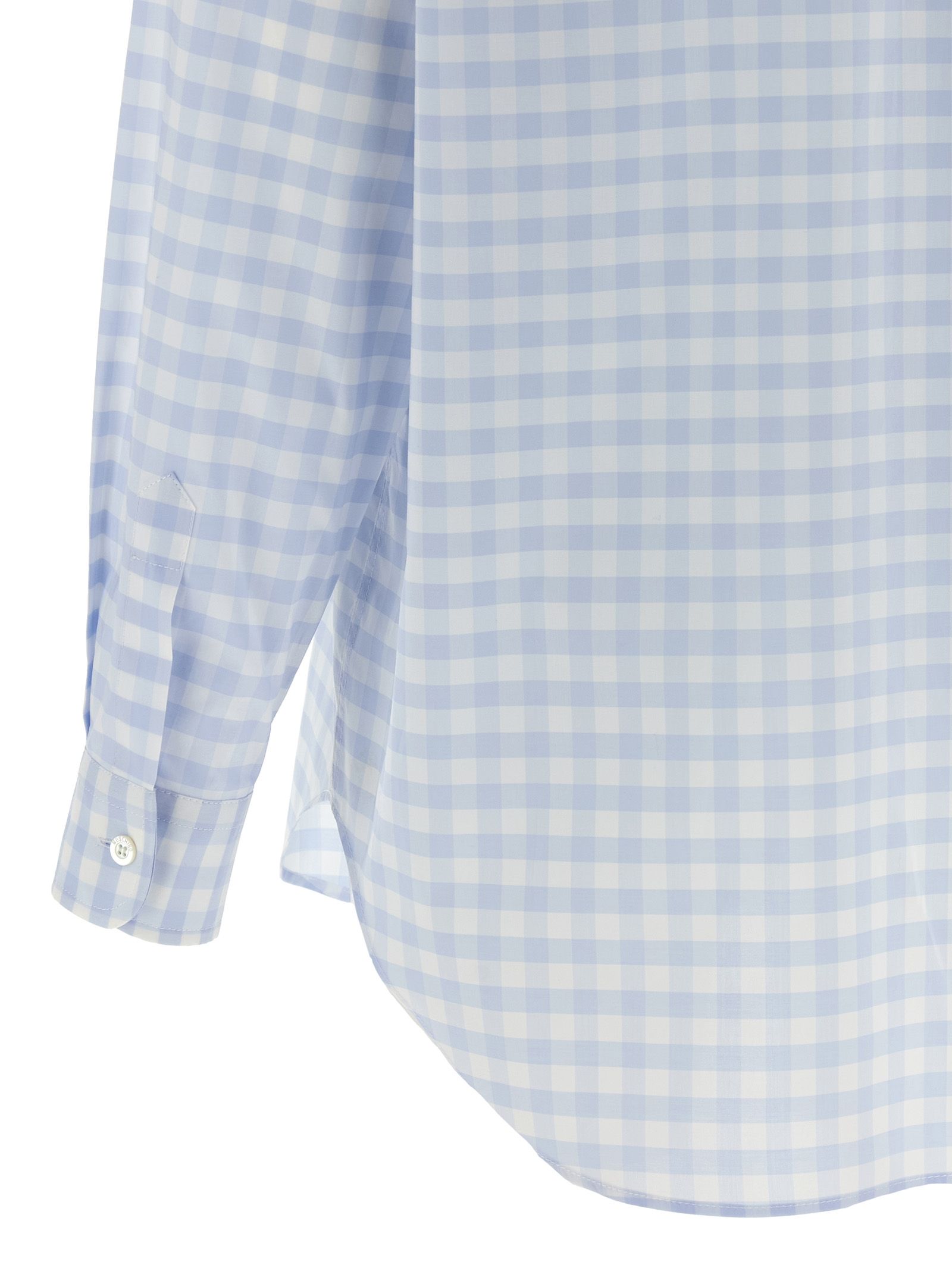 Moschino Blue Cotton Women's Blouse - Moschino - Modalova