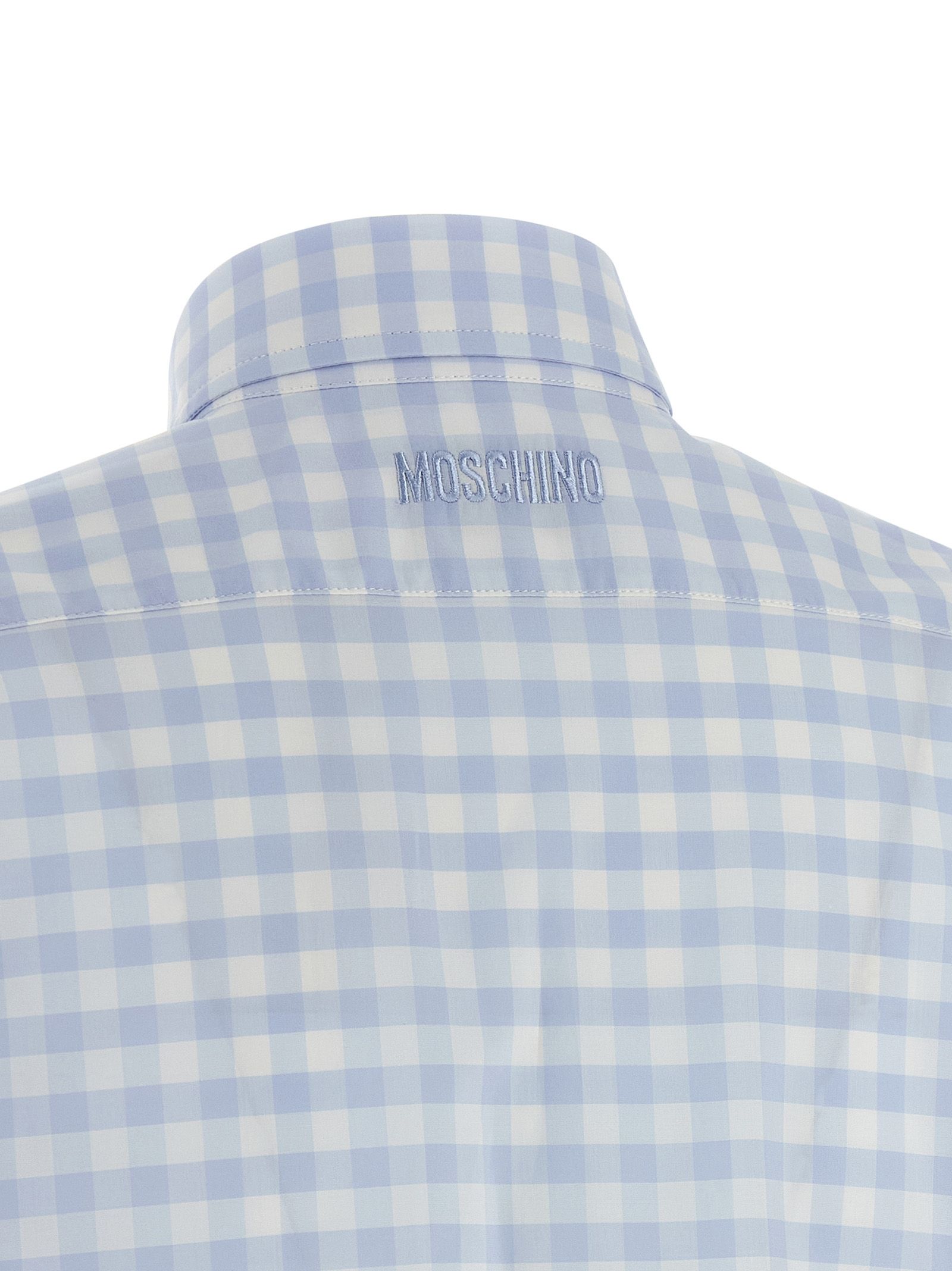 Moschino Blue Cotton Women's Blouse - Moschino - Modalova