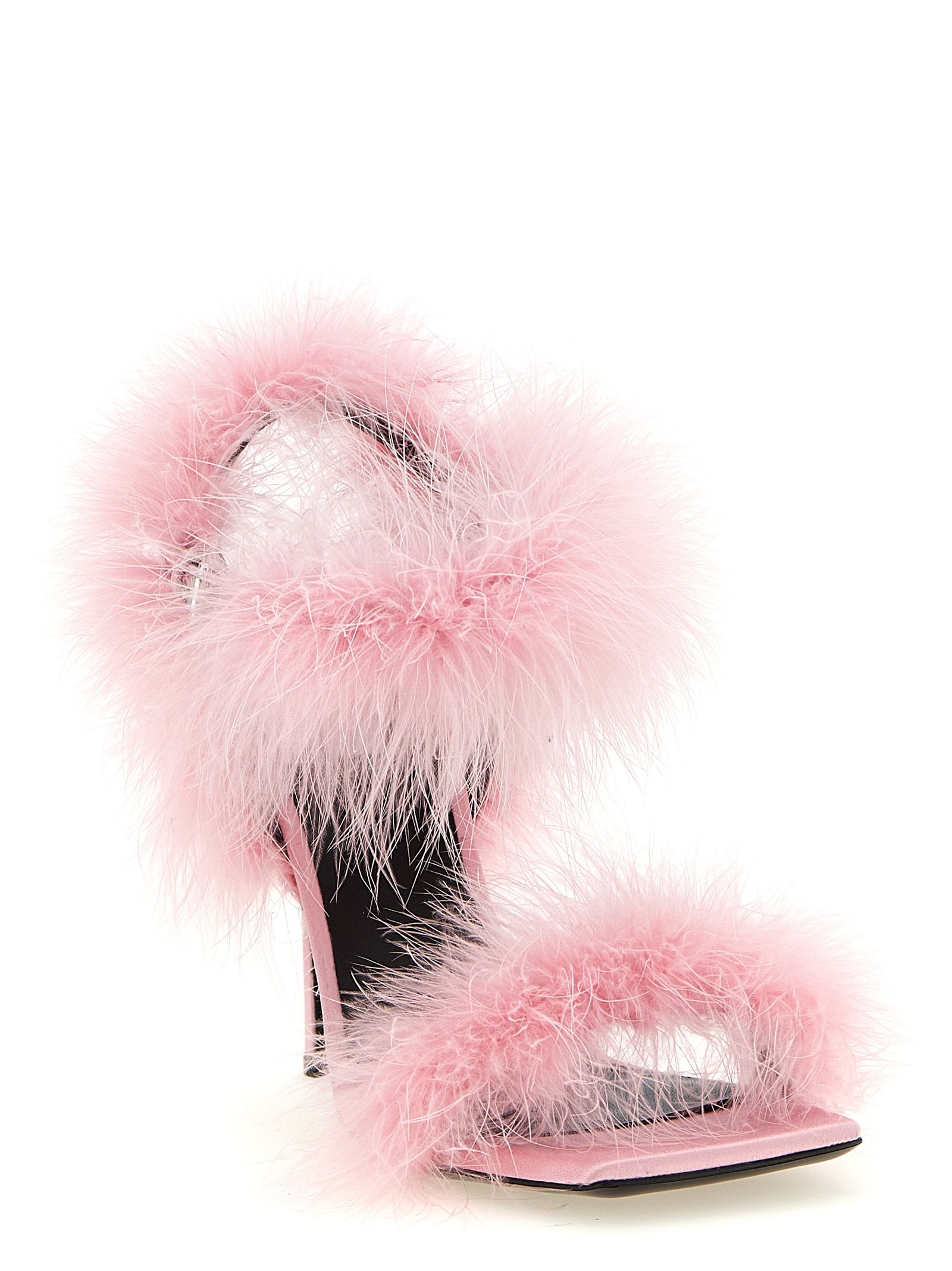 Viscose Stiletto Heel Women's Sandals - Moschino - Modalova