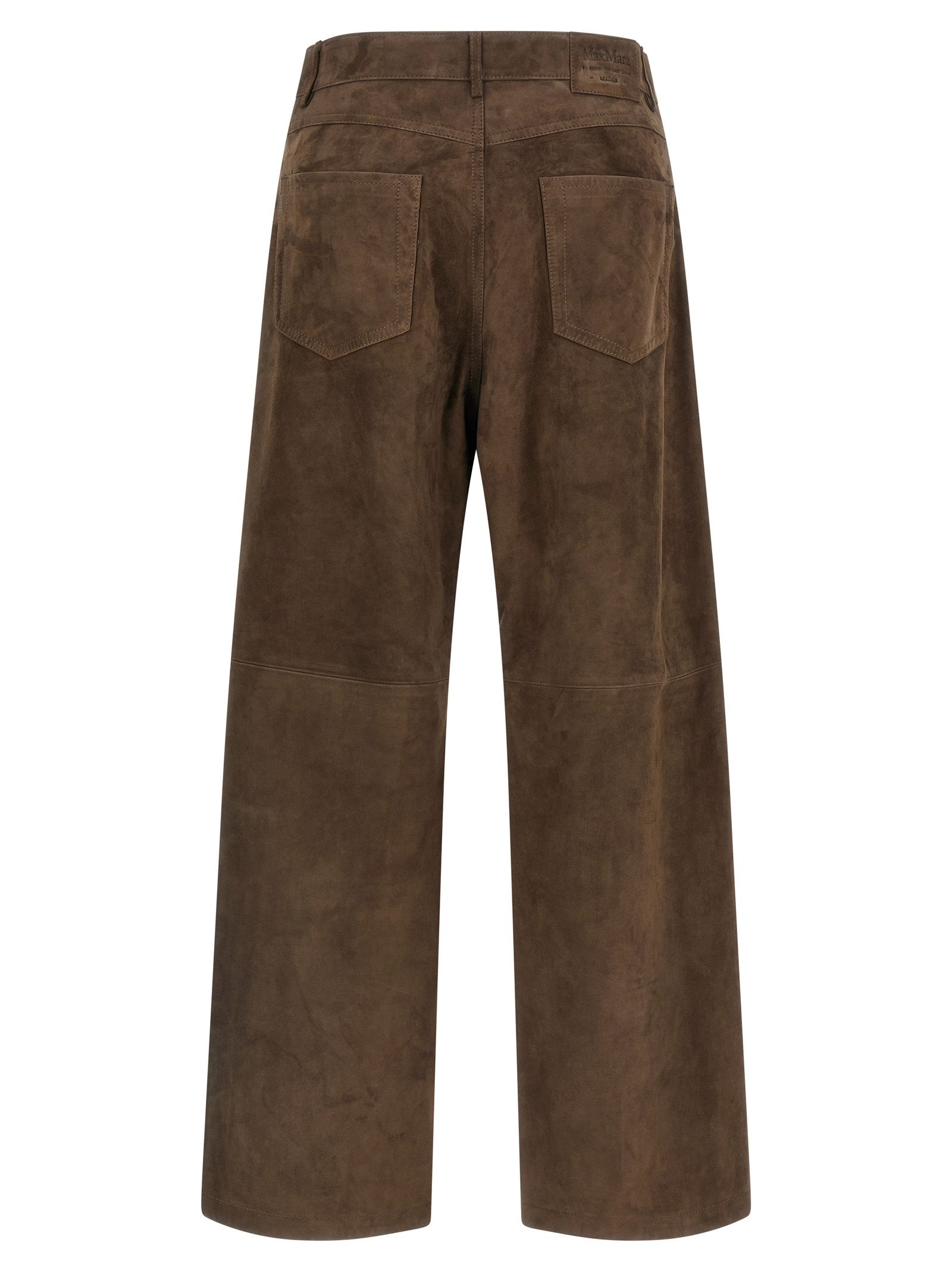Lamb Leather Casual Women's Pants - 'S Max Mara - Modalova