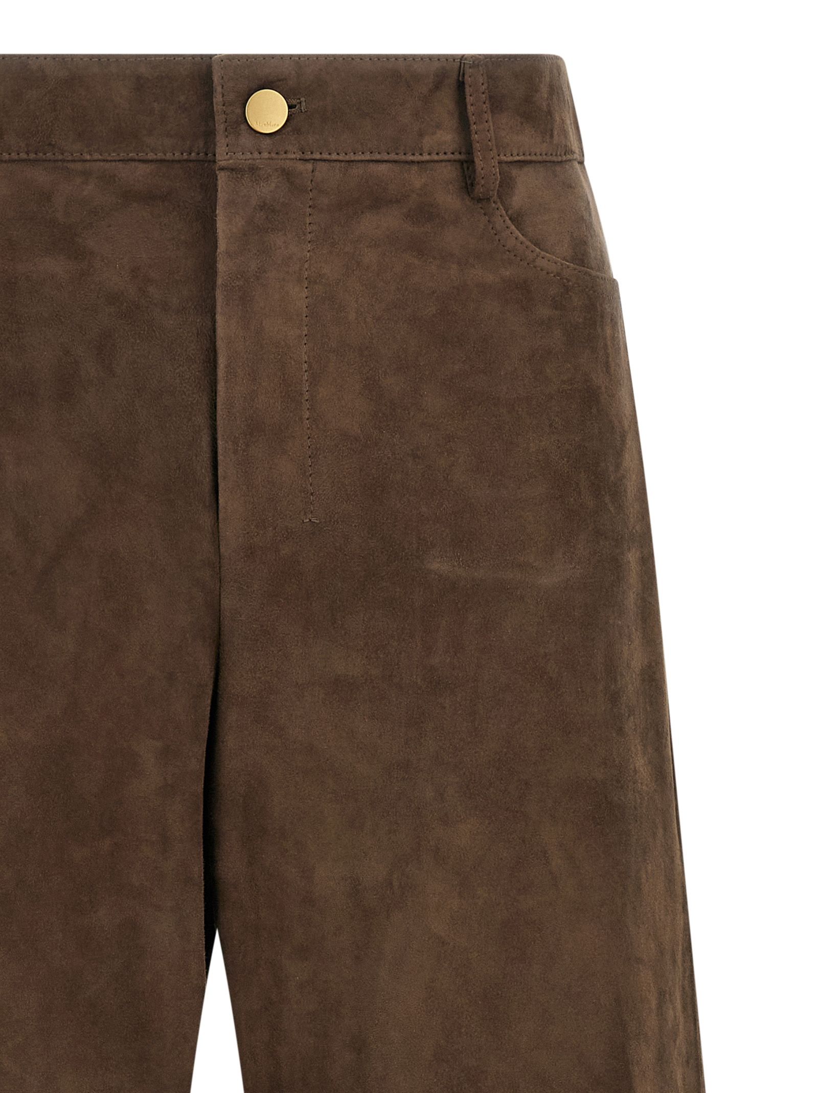 Lamb Leather Casual Women's Pants - 'S Max Mara - Modalova