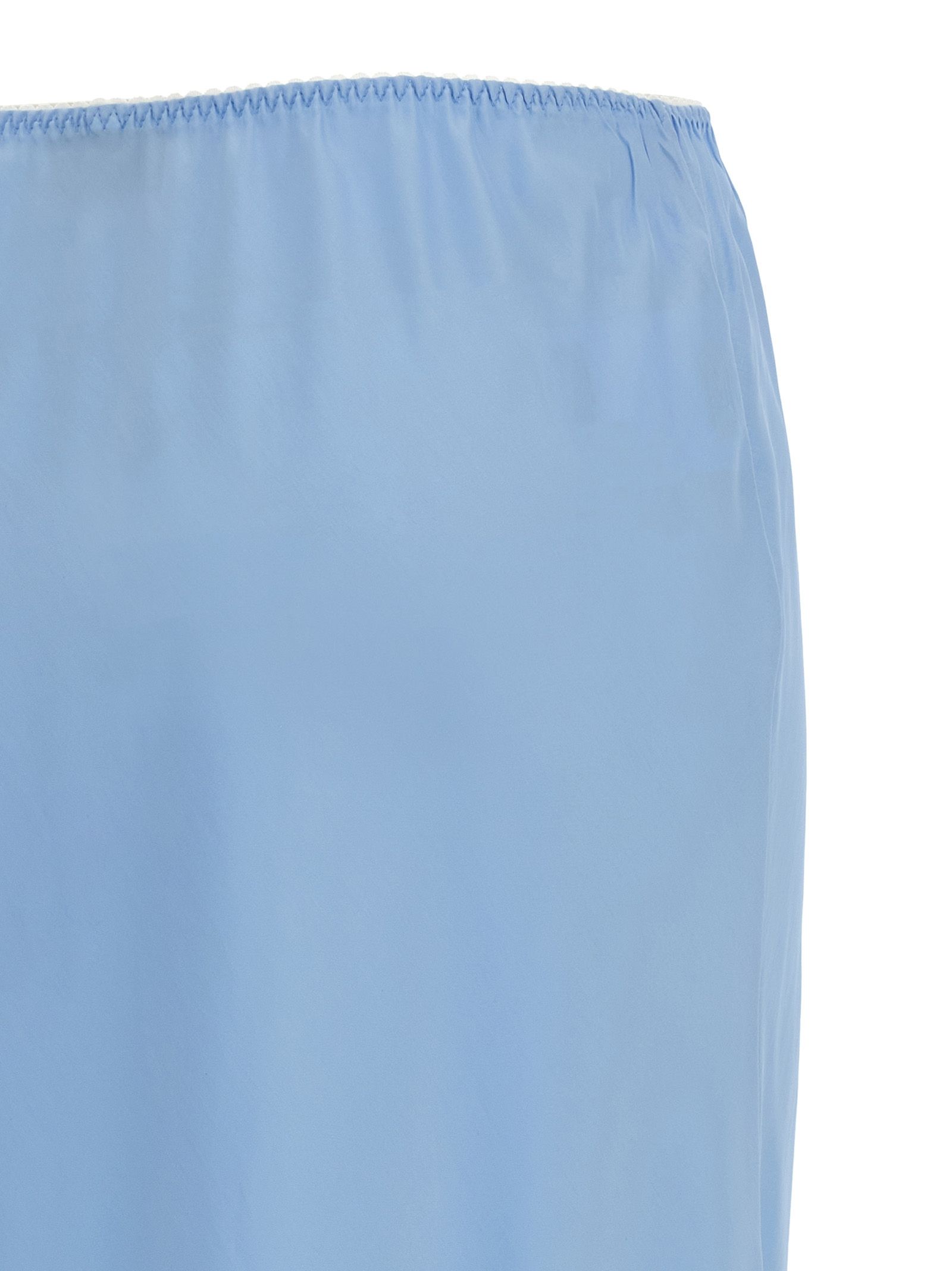 Acetate Midi Women's Skirt - Moschino - Modalova