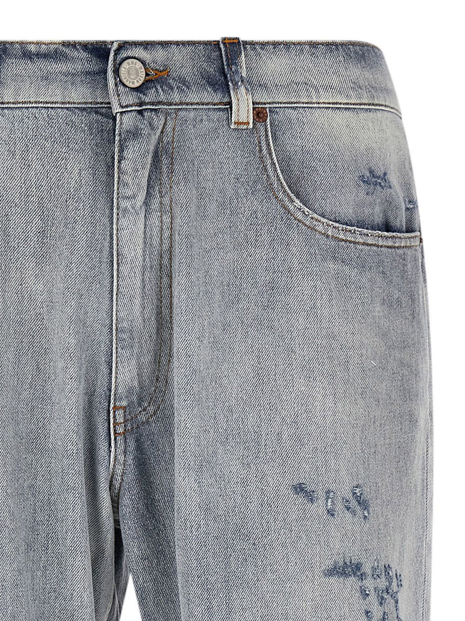 Cotton Relaxed Fit Men's Jeans - MM6 Maison Margiela - Modalova
