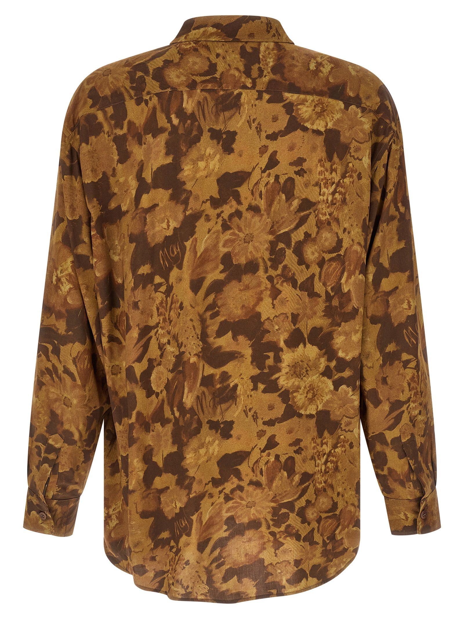 Magliano Brown Viscose Men's Blouse - Magliano - Modalova