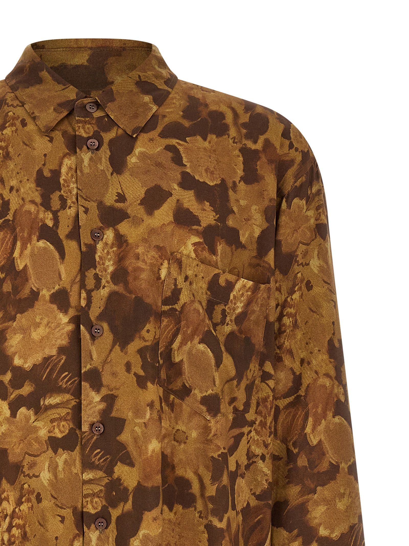 Magliano Brown Viscose Men's Blouse - Magliano - Modalova