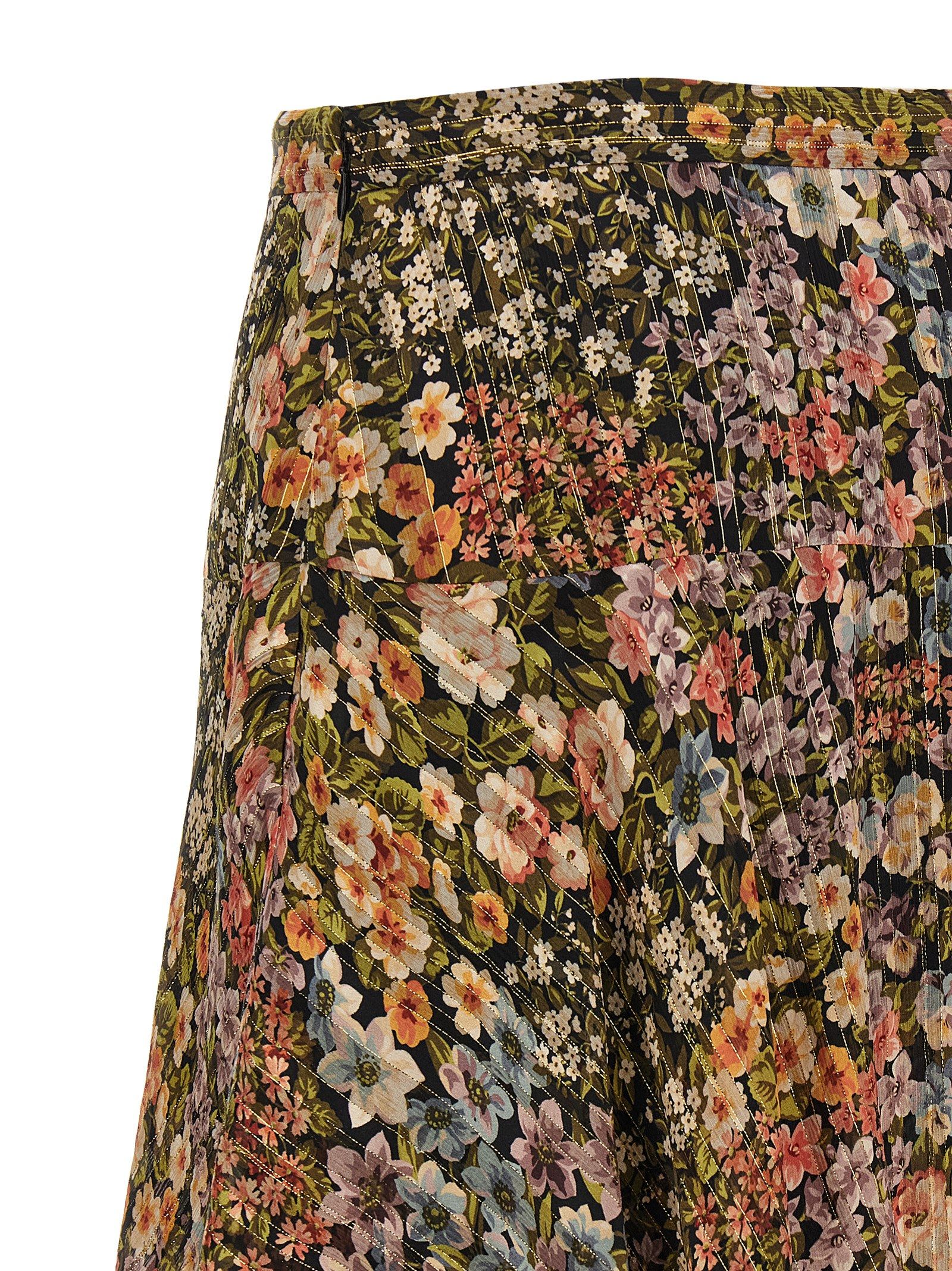 Silk Midi Women's Skirt - Valentino Garavani - Modalova
