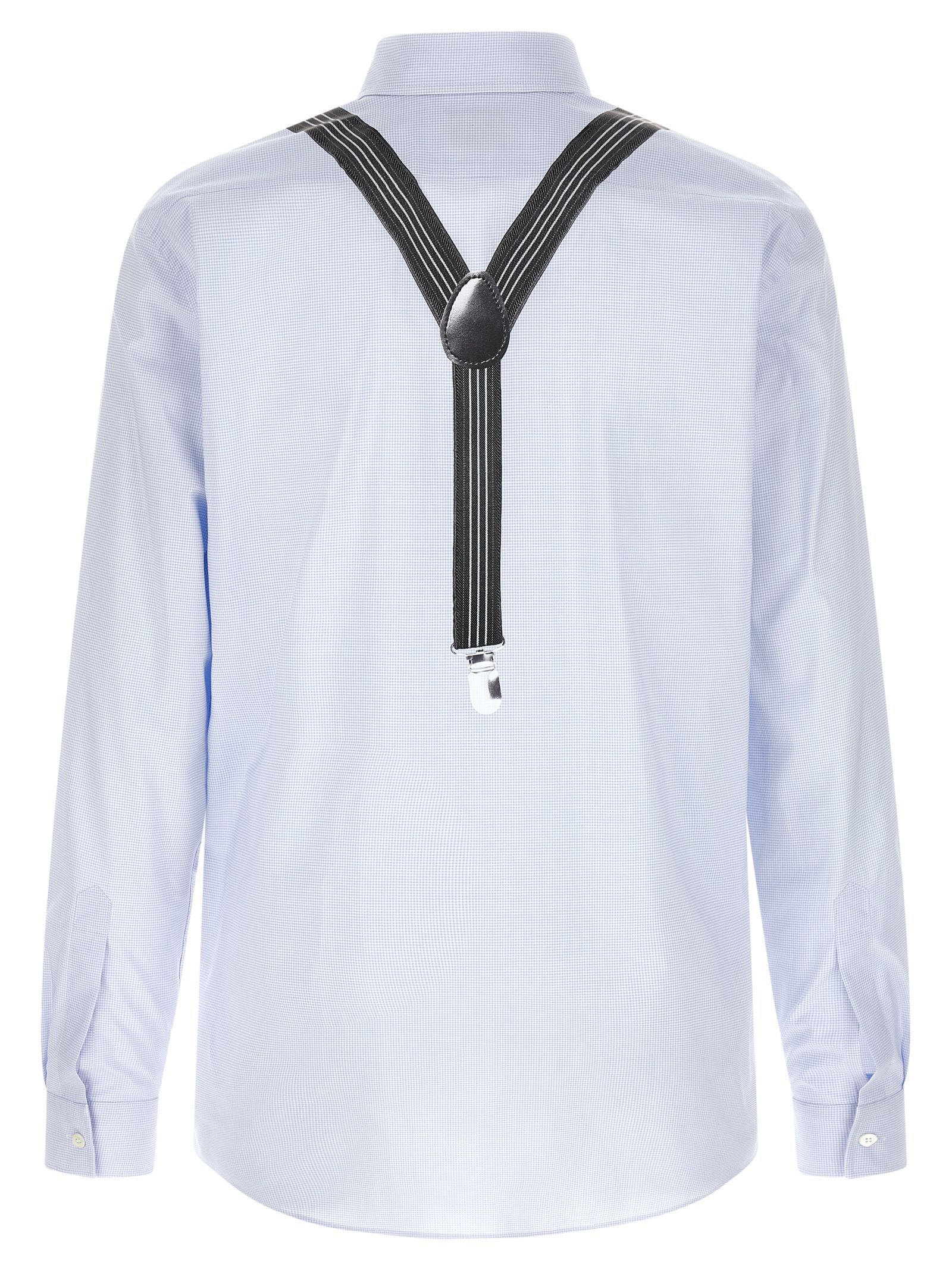 Moschino Blue Cotton Men's Blouse - Moschino - Modalova