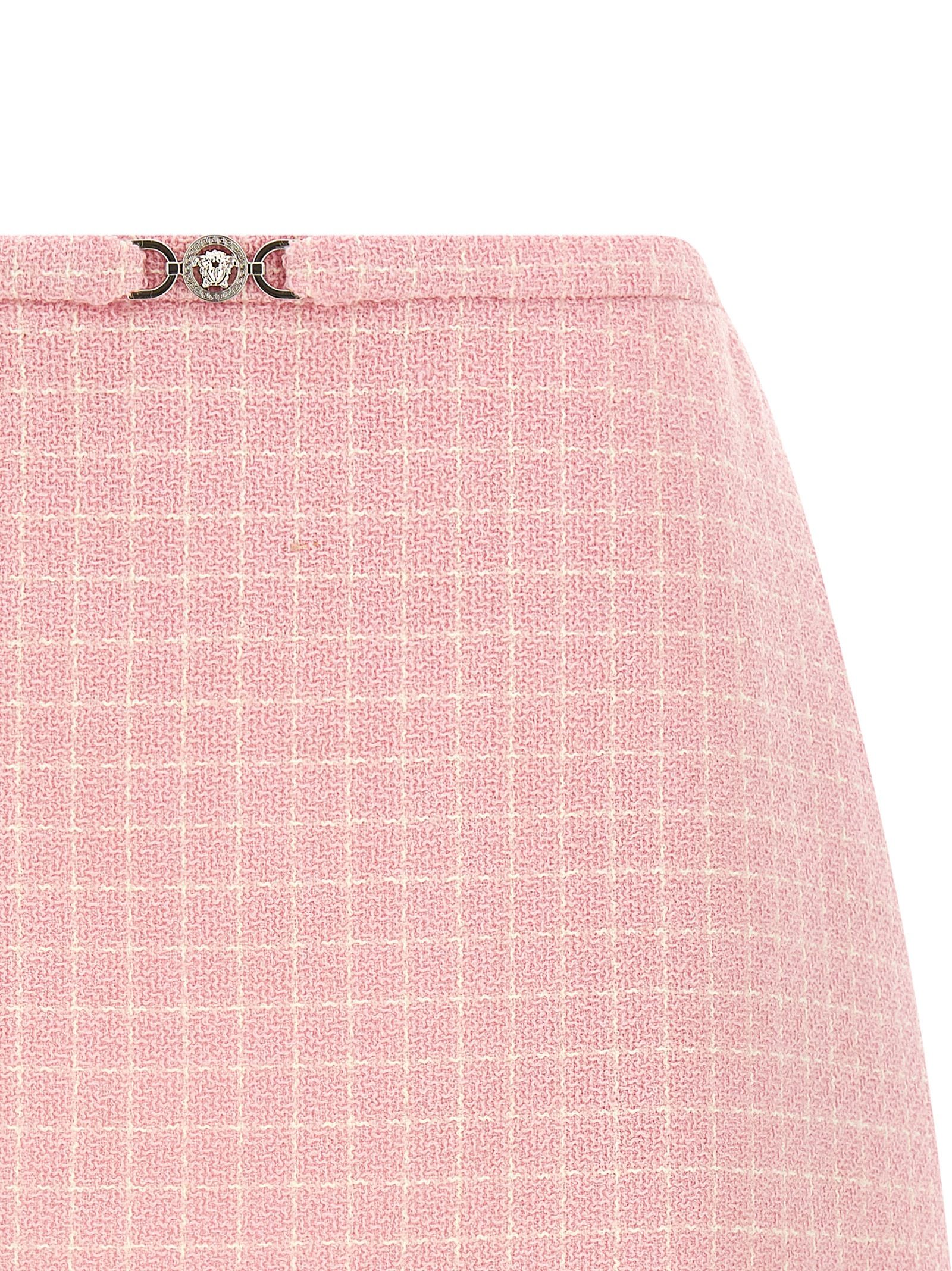 Virgin Wool Long Women's Skirt - Versace - Modalova