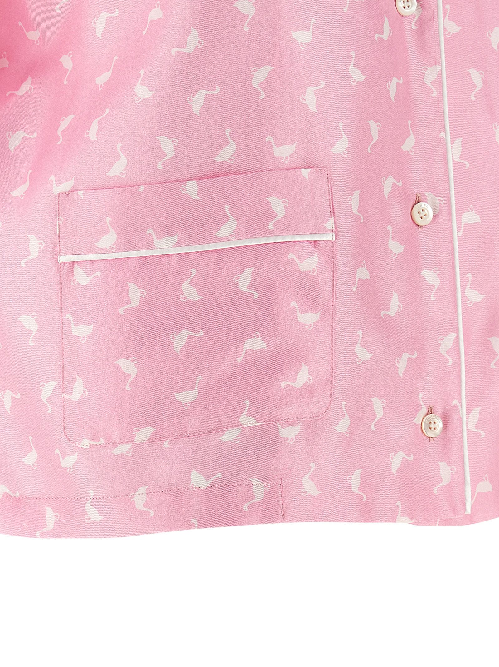 Silk Women's Blouse - Moschino - Modalova