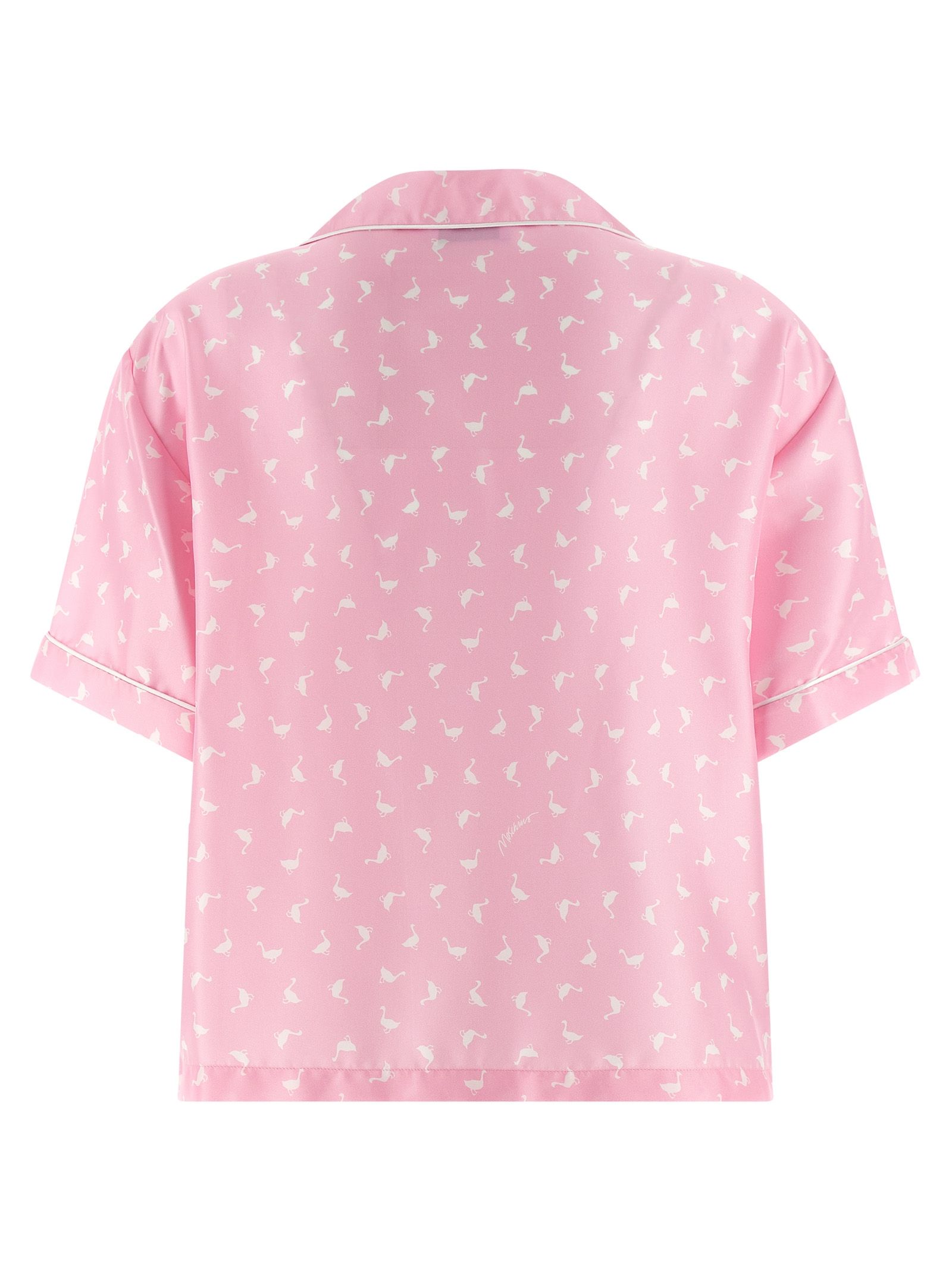 Silk Women's Blouse - Moschino - Modalova