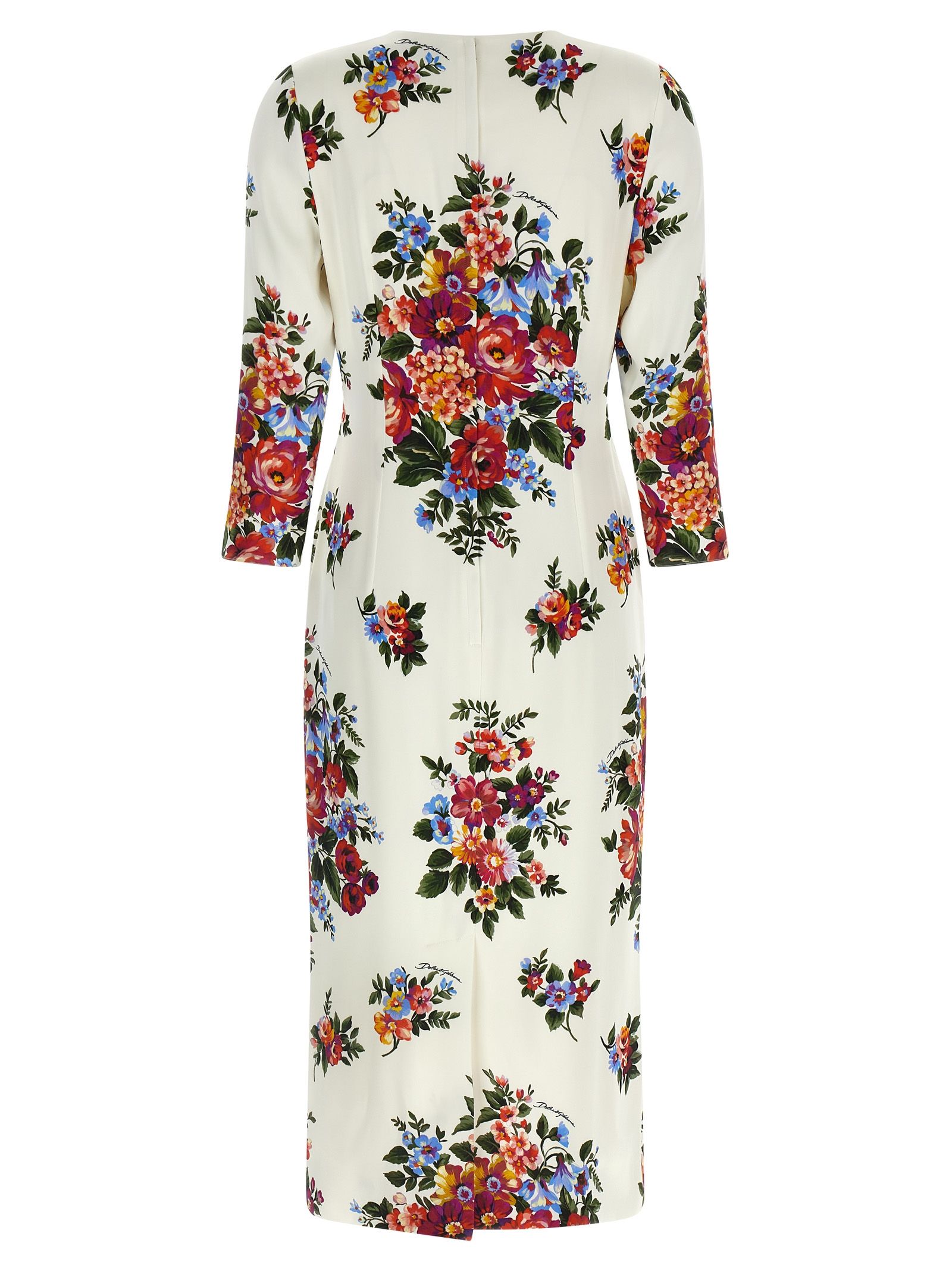 Viscose Midi Women's Dress - Dolce & Gabbana - Modalova