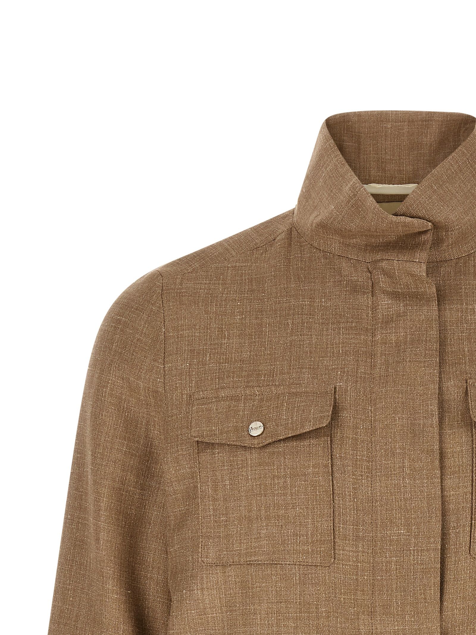 Wool Full-Length Women's Jacket - Herno - Modalova