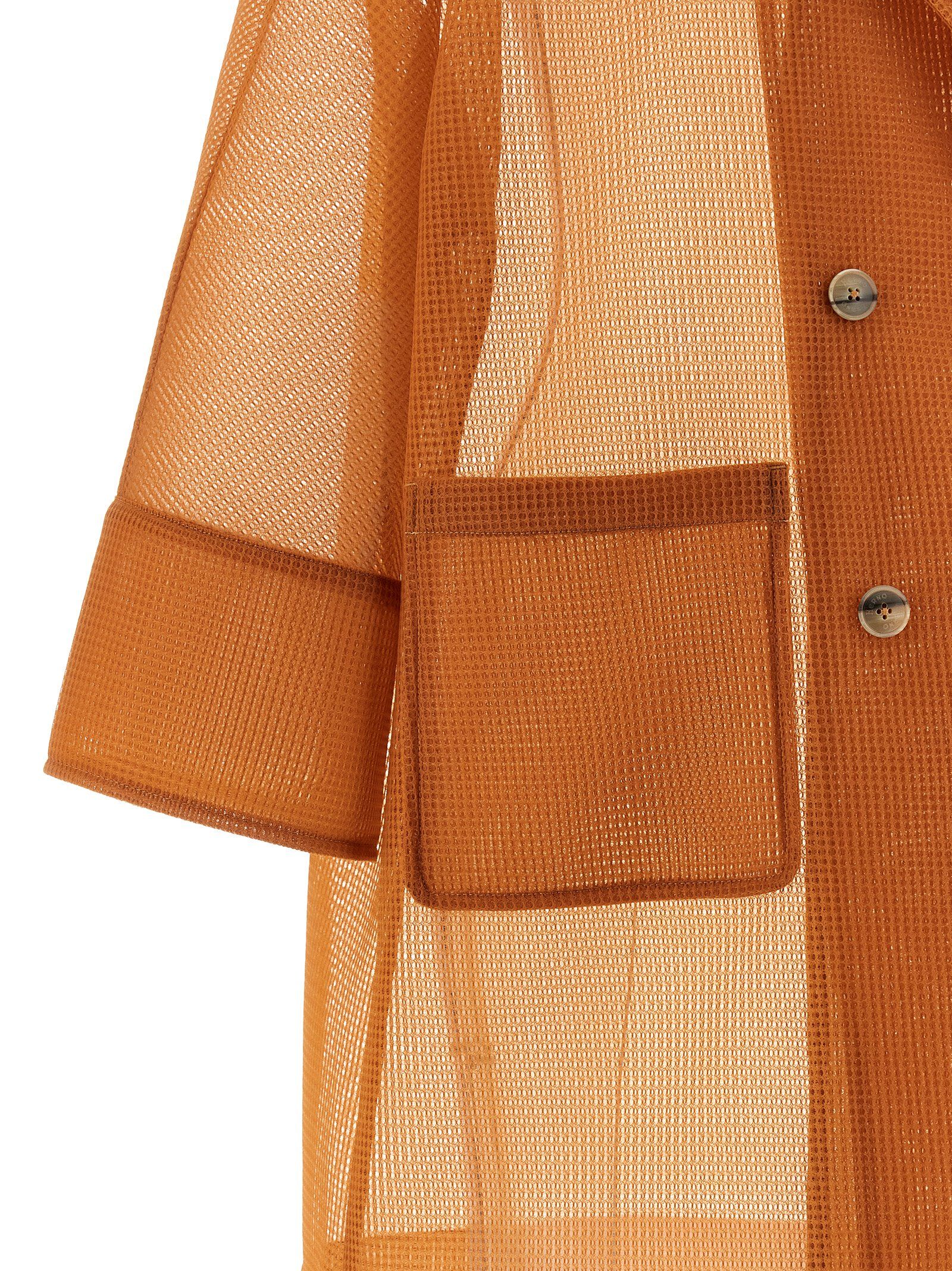Herno Orange Polyester Women's Coat - Herno - Modalova